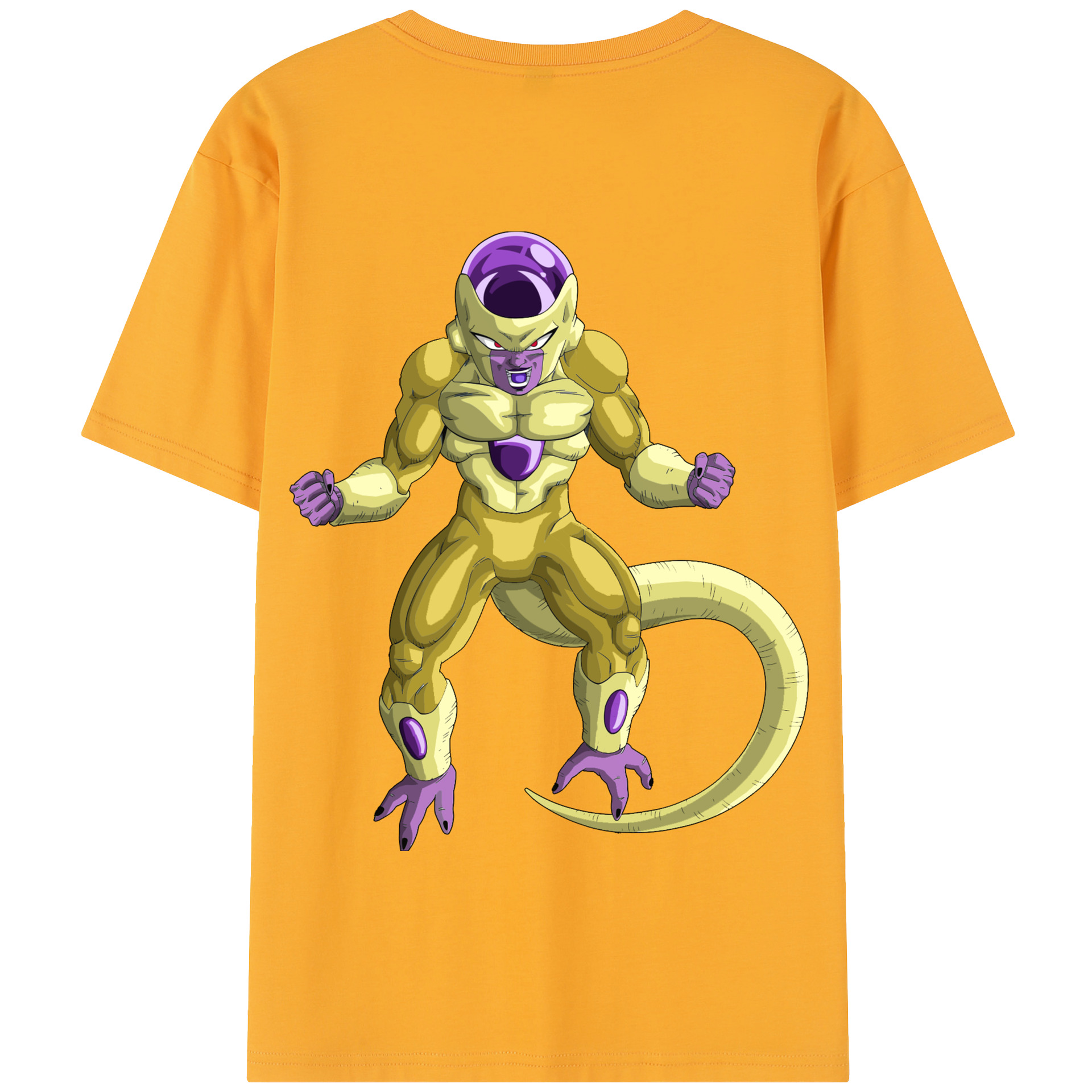（画像用） ドラゴンボール フリーザ DRAGON BALL Frieza 綿100％半袖Tシャツ（背面プリント）