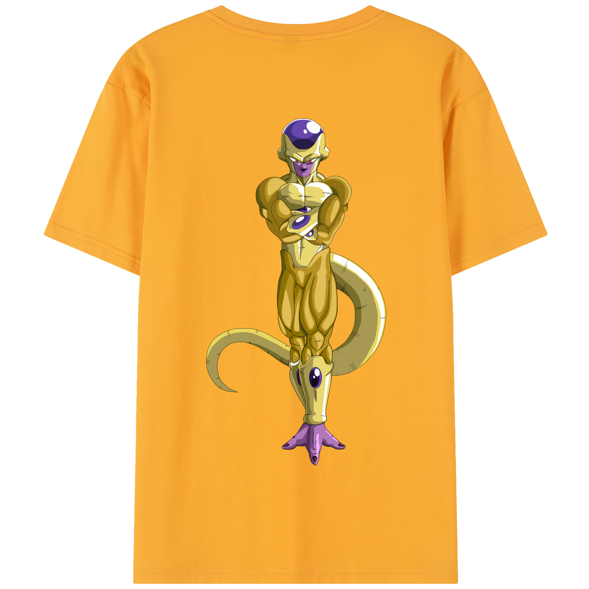 （画像用） ドラゴンボール フリーザ DRAGON BALL Frieza 綿100％半袖Tシャツ（背面プリント）