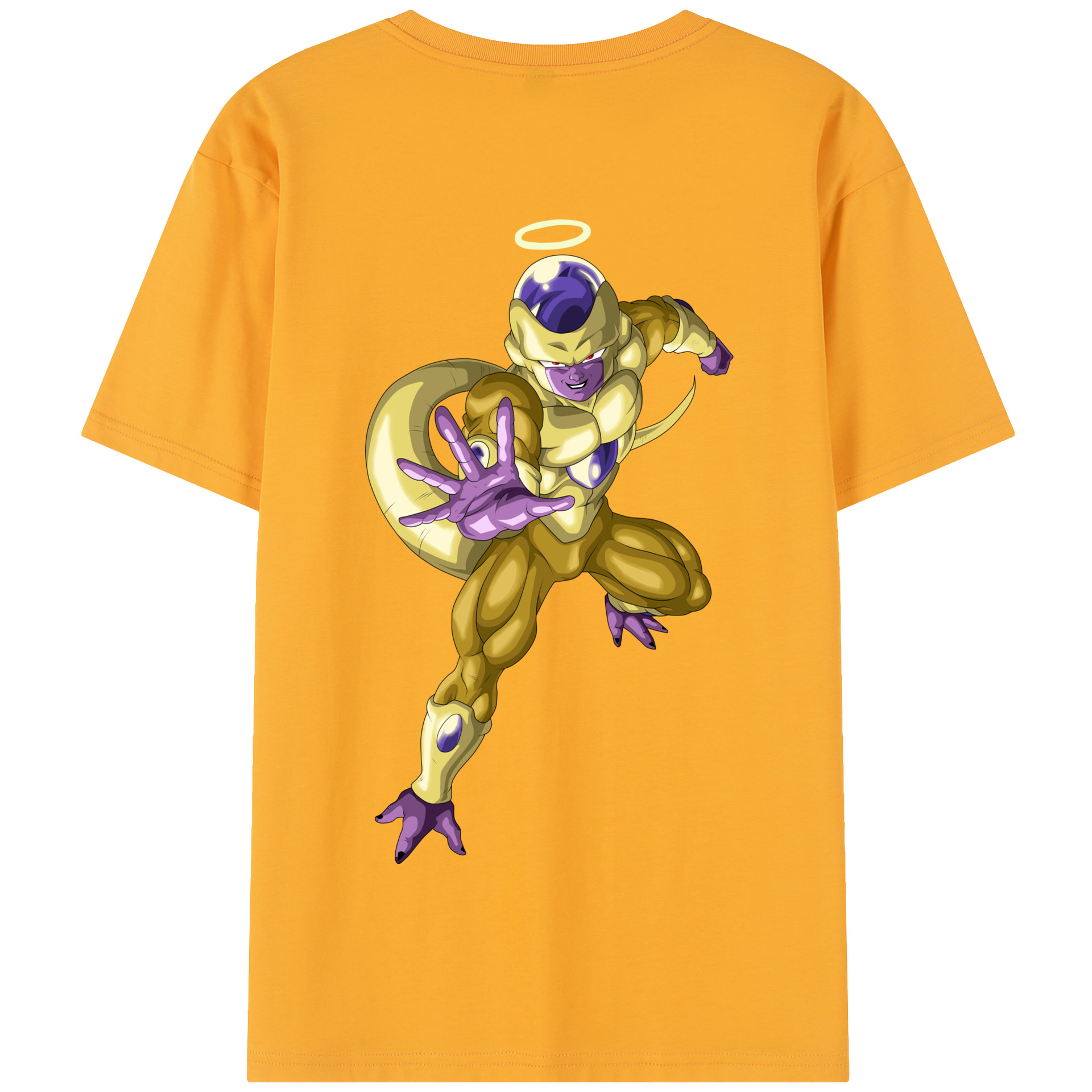 （画像用） ドラゴンボール フリーザ DRAGON BALL Frieza 綿100％半袖Tシャツ（背面プリント）