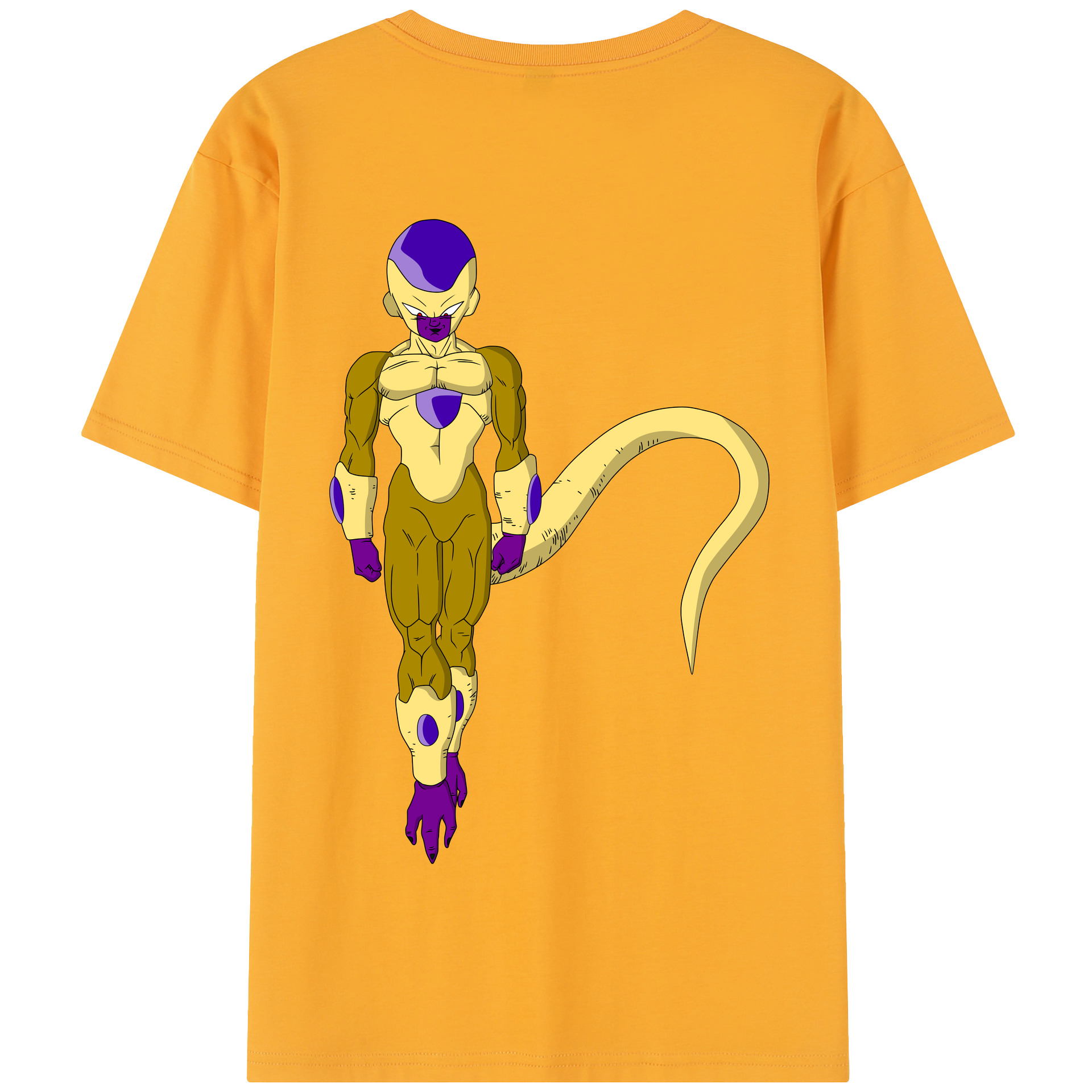 （画像用） ドラゴンボール フリーザ DRAGON BALL Frieza 綿100％半袖Tシャツ（背面プリント）