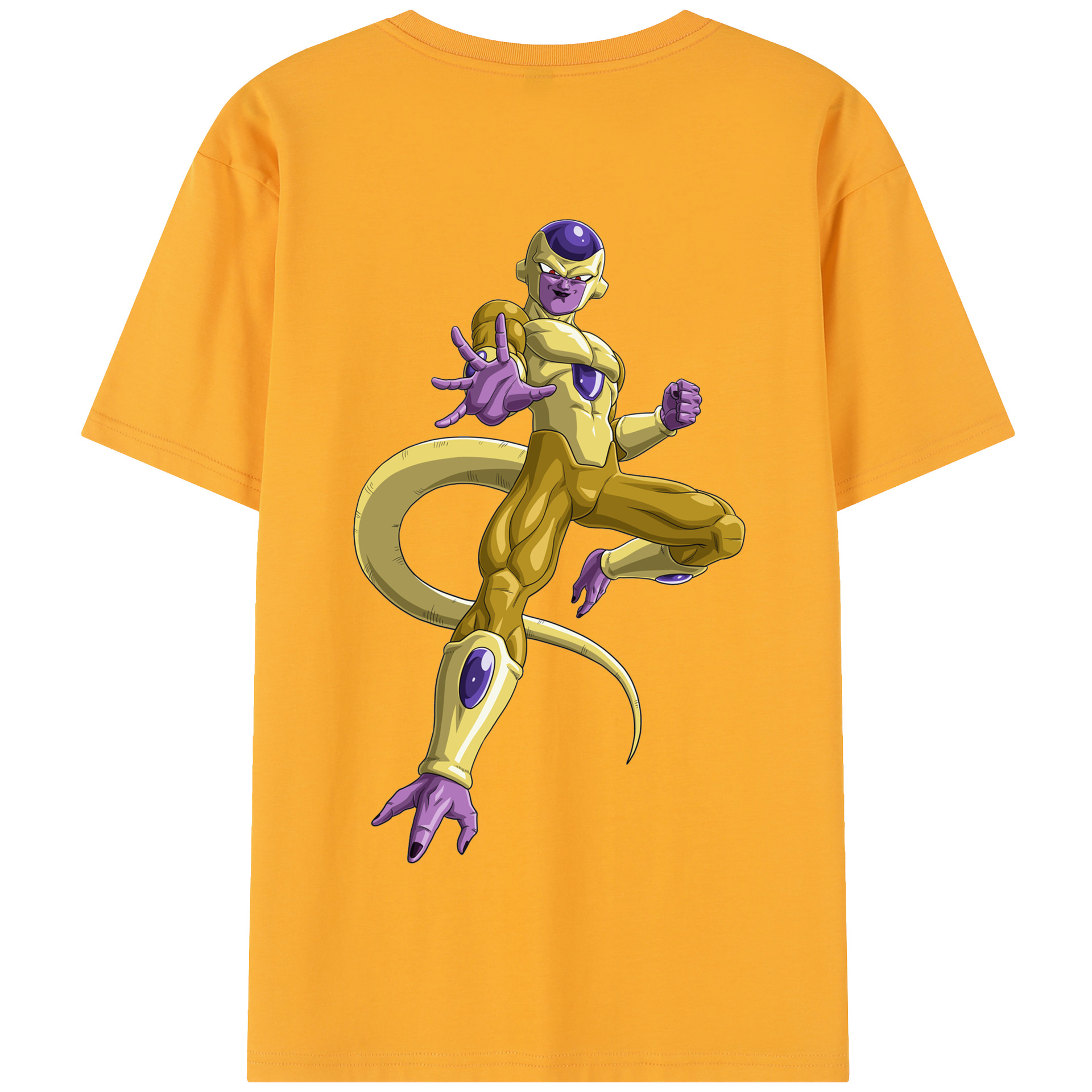 （画像用） ドラゴンボール フリーザ DRAGON BALL Frieza 綿100％半袖Tシャツ（背面プリント）