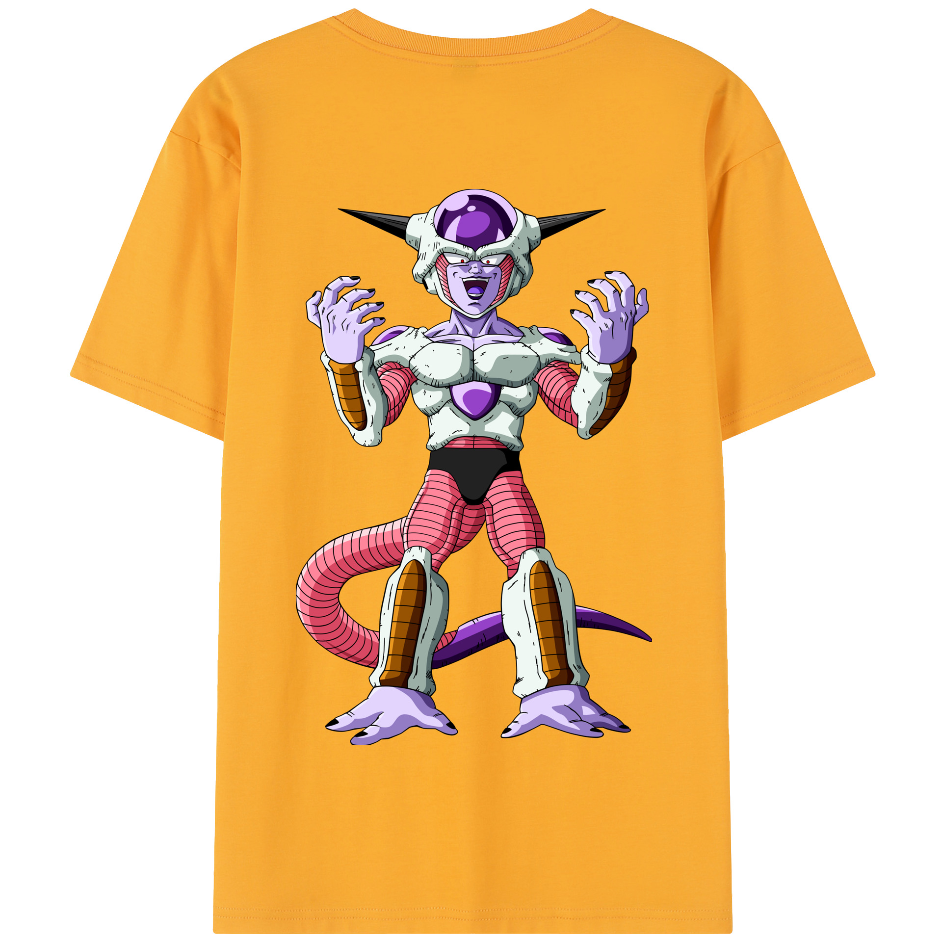 （画像用） ドラゴンボール フリーザ DRAGON BALL Frieza 綿100％半袖Tシャツ（背面プリント）