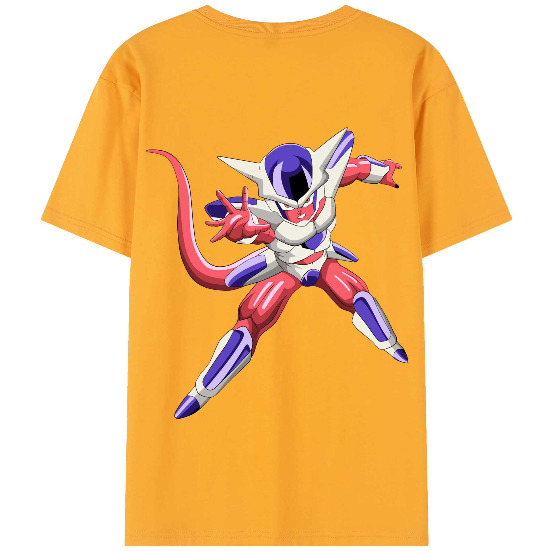 （画像用） ドラゴンボール フリーザ DRAGON BALL Frieza 綿100％半袖Tシャツ（背面プリント）
