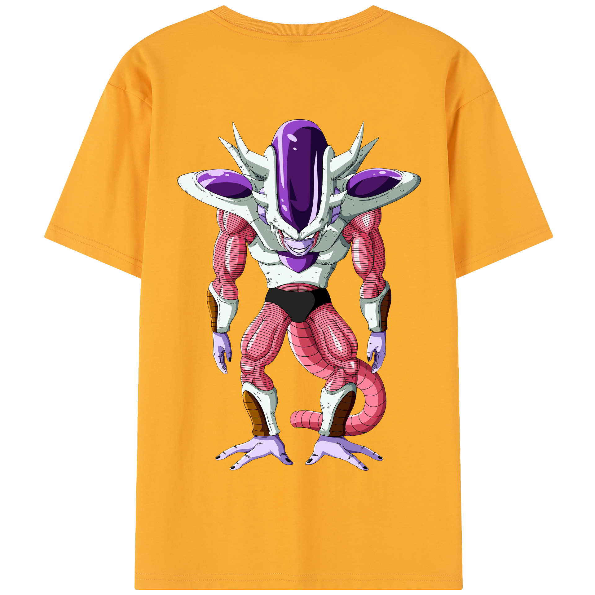 （画像用） ドラゴンボール フリーザ DRAGON BALL Frieza 綿100％半袖Tシャツ（背面プリント）