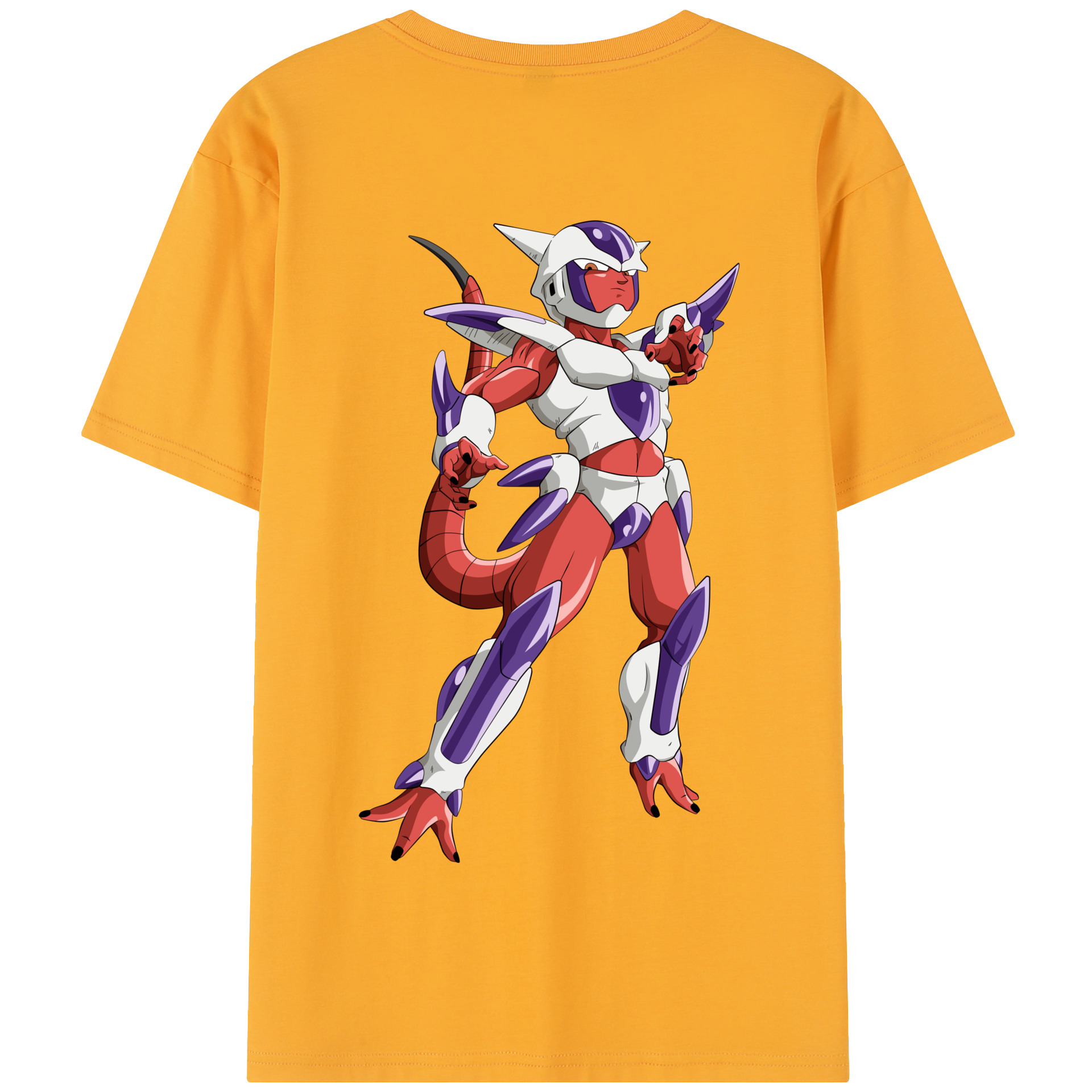 （画像用） ドラゴンボール フリーザ DRAGON BALL Frieza 綿100％半袖Tシャツ（背面プリント）