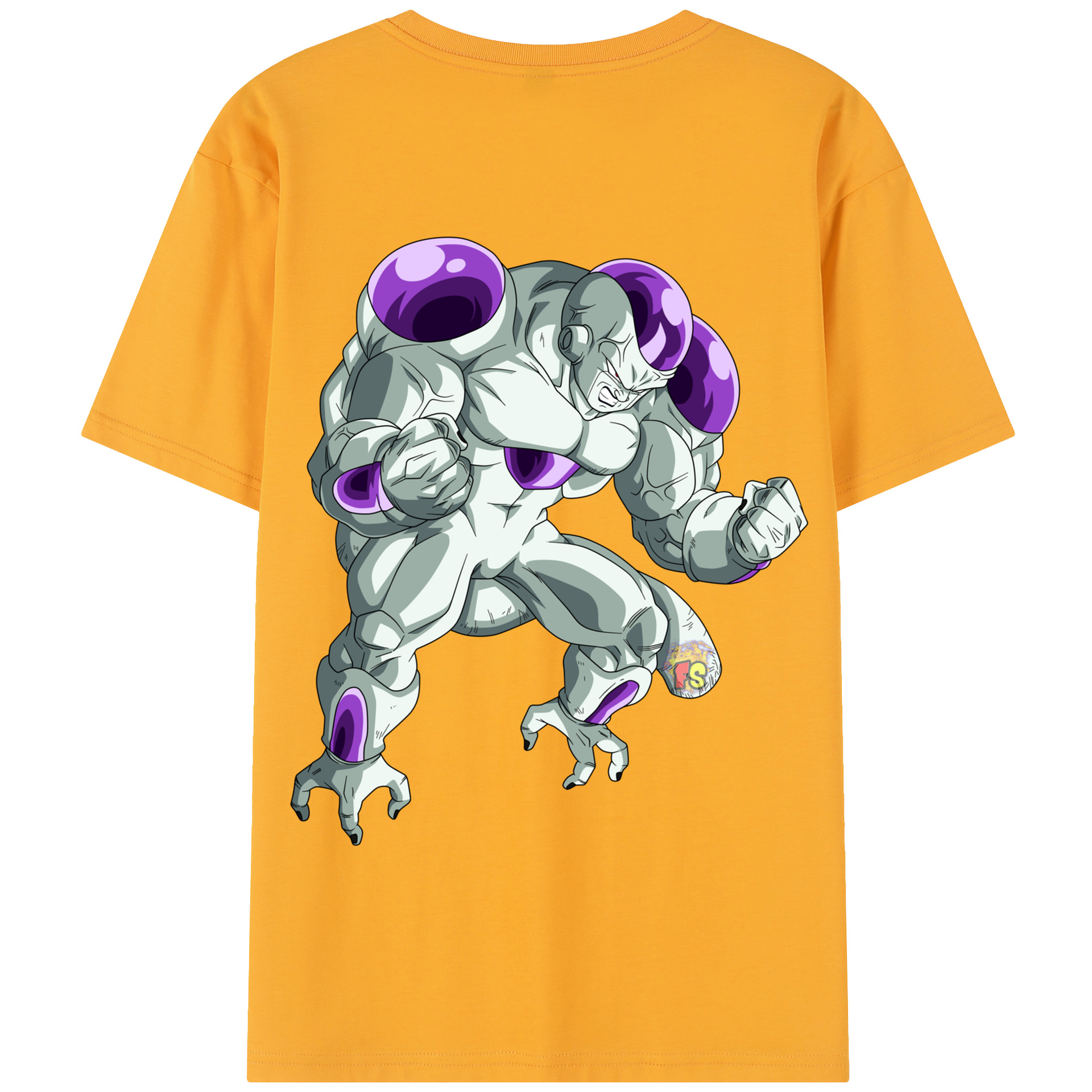 （画像用） ドラゴンボール フリーザ DRAGON BALL Frieza 綿100％半袖Tシャツ（背面プリント）