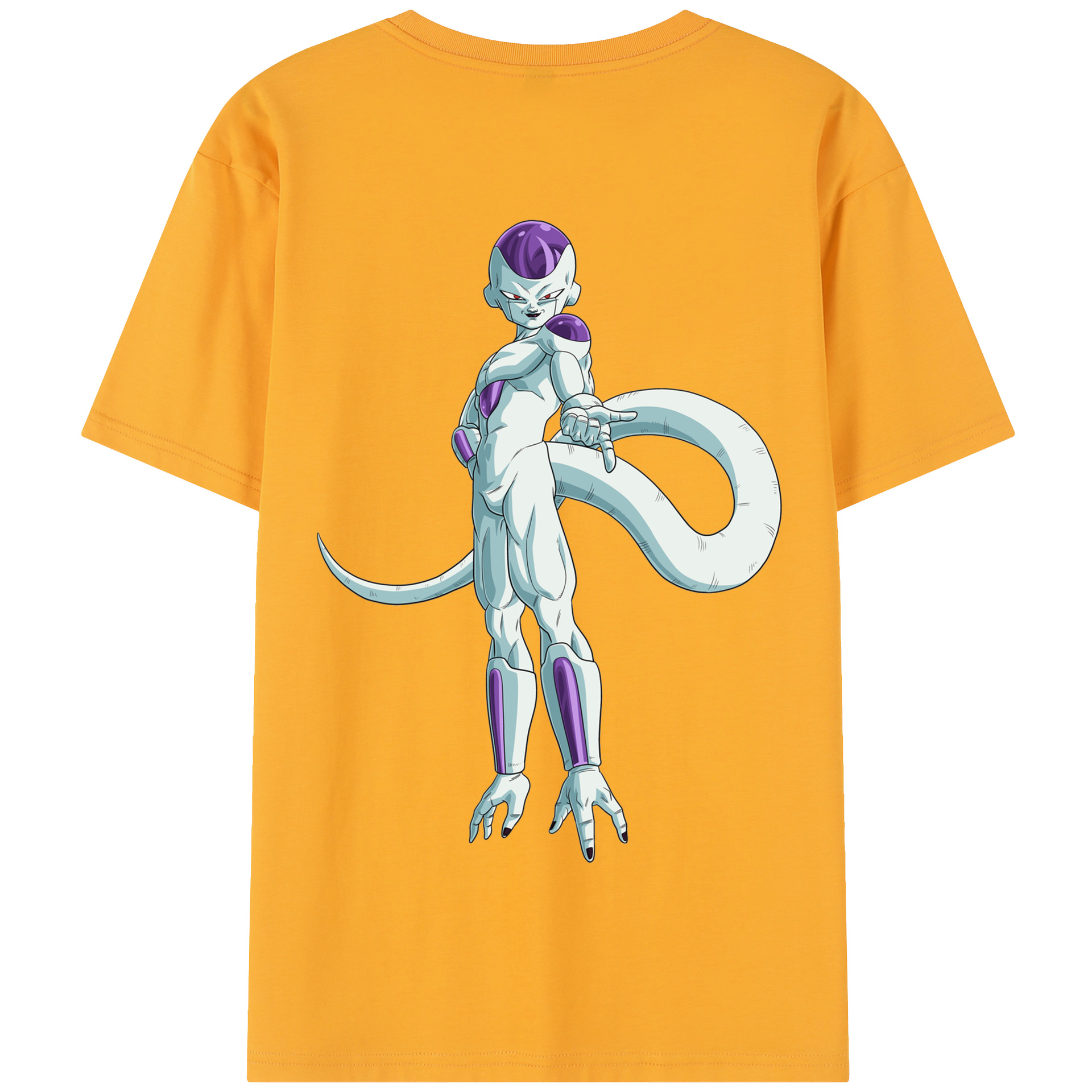 （画像用） ドラゴンボール フリーザ DRAGON BALL Frieza 綿100％半袖Tシャツ（背面プリント）