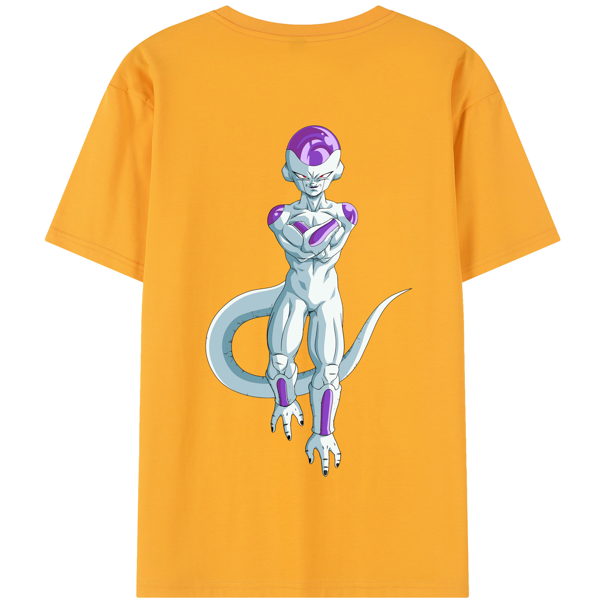 （画像用） ドラゴンボール フリーザ DRAGON BALL Frieza 綿100％半袖Tシャツ（背面プリント）