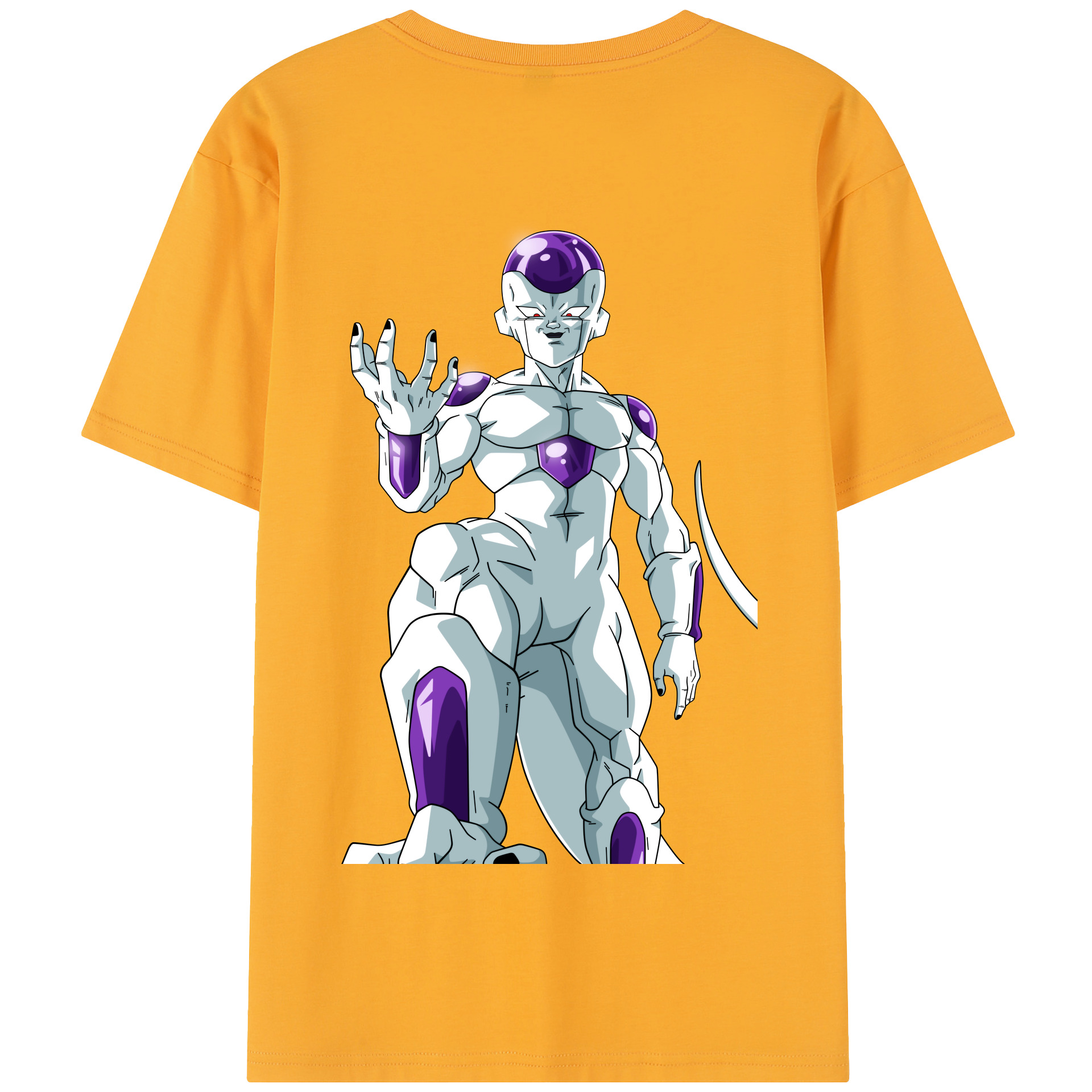 （画像用） ドラゴンボール フリーザ DRAGON BALL Frieza 綿100％半袖Tシャツ（背面プリント）