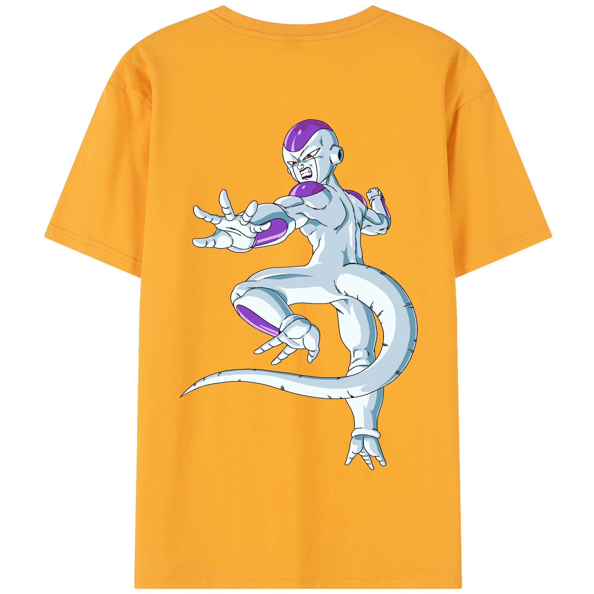 （画像用） ドラゴンボール フリーザ DRAGON BALL Frieza 綿100％半袖Tシャツ（背面プリント）