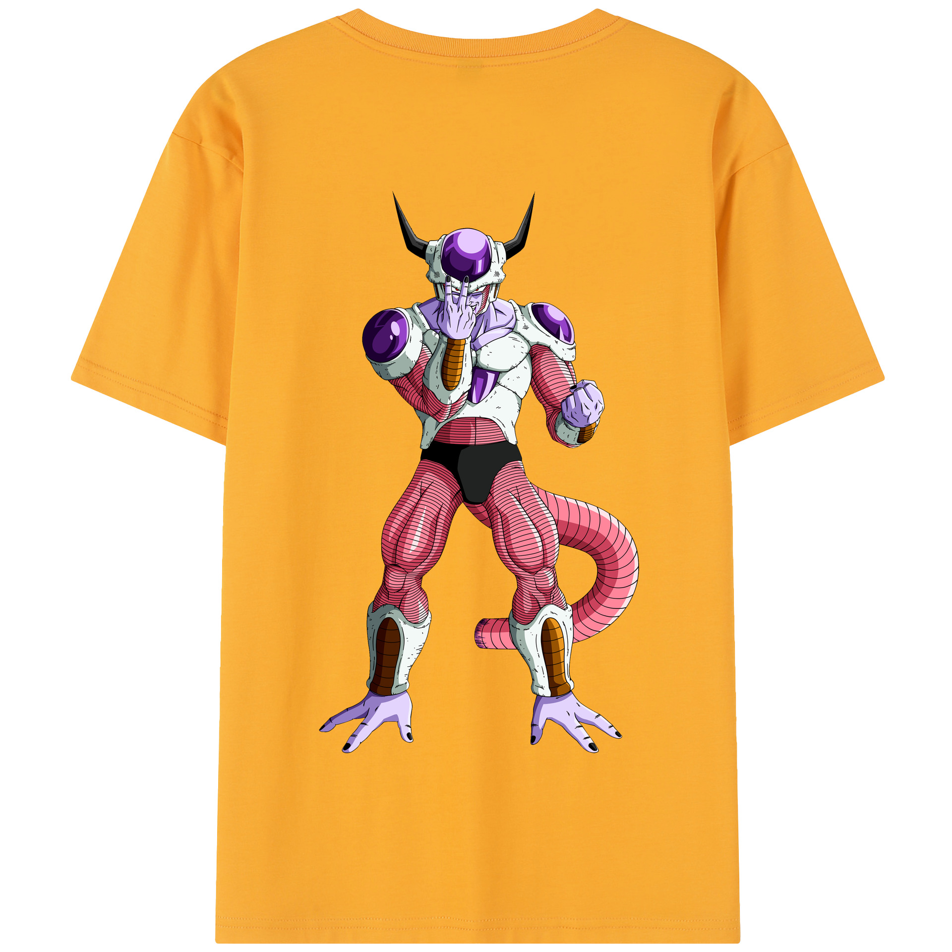 （画像用） ドラゴンボール フリーザ DRAGON BALL Frieza 綿100％半袖Tシャツ（背面プリント）