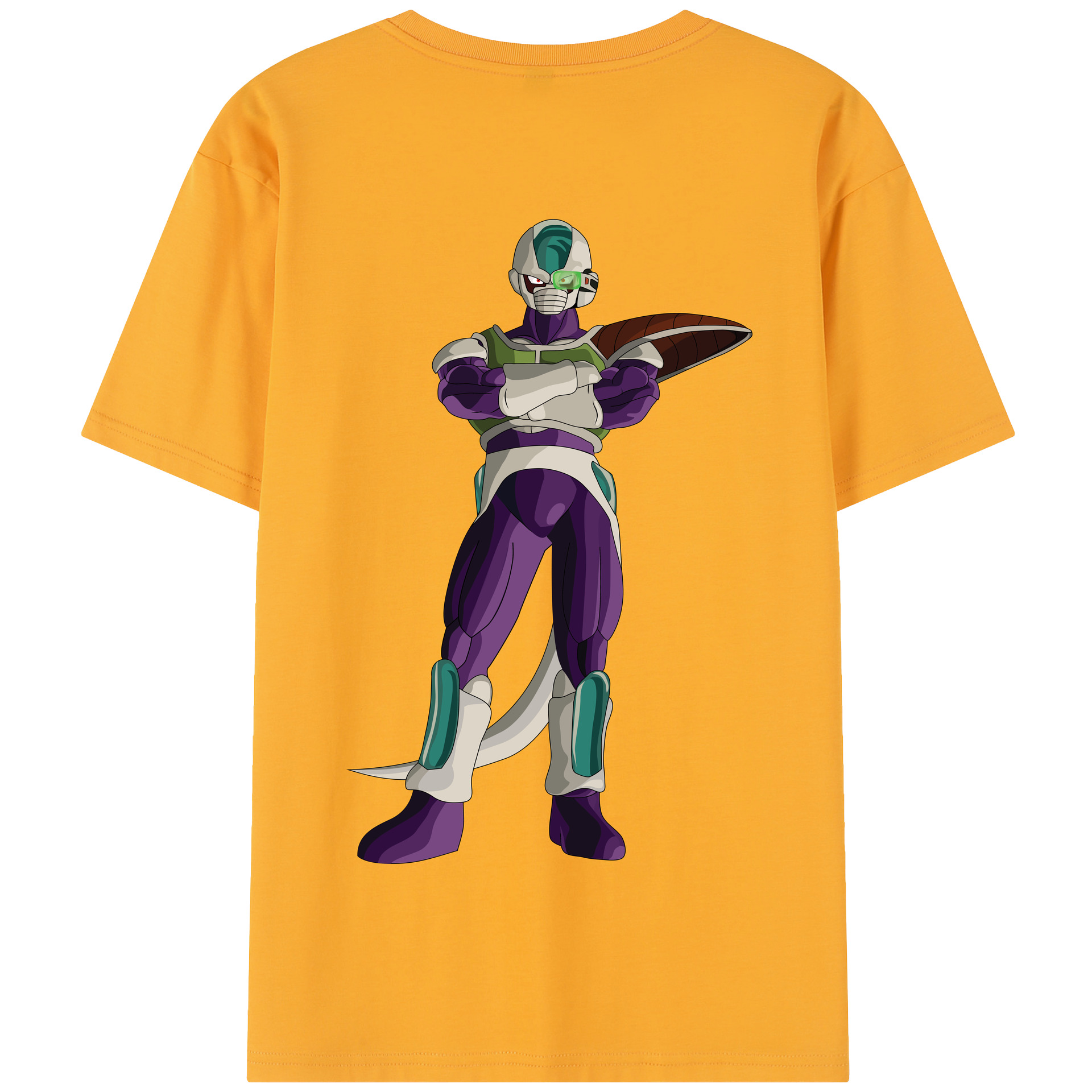 （画像用） ドラゴンボール フリーザ DRAGON BALL Frieza 綿100％半袖Tシャツ（背面プリント）