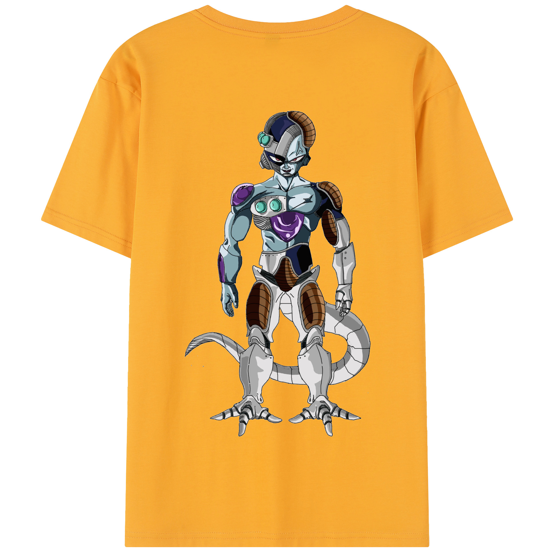 （画像用） ドラゴンボール クウラ DRAGON BALL Cooler Coora 綿100％半袖Tシャツ（背面プリント）