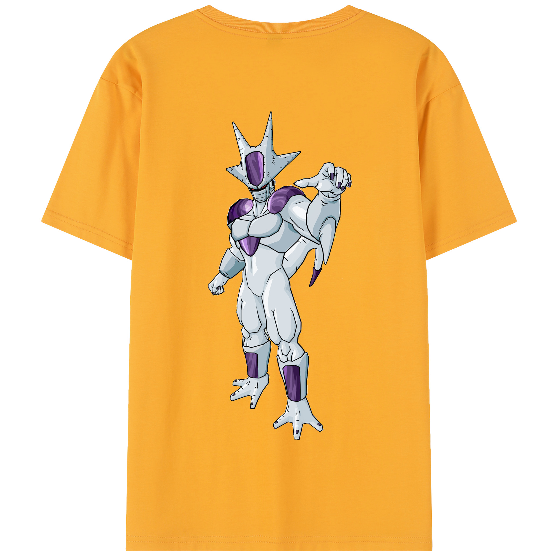（画像用） ドラゴンボール クウラ DRAGON BALL Cooler Coora 綿100％半袖Tシャツ（背面プリント）