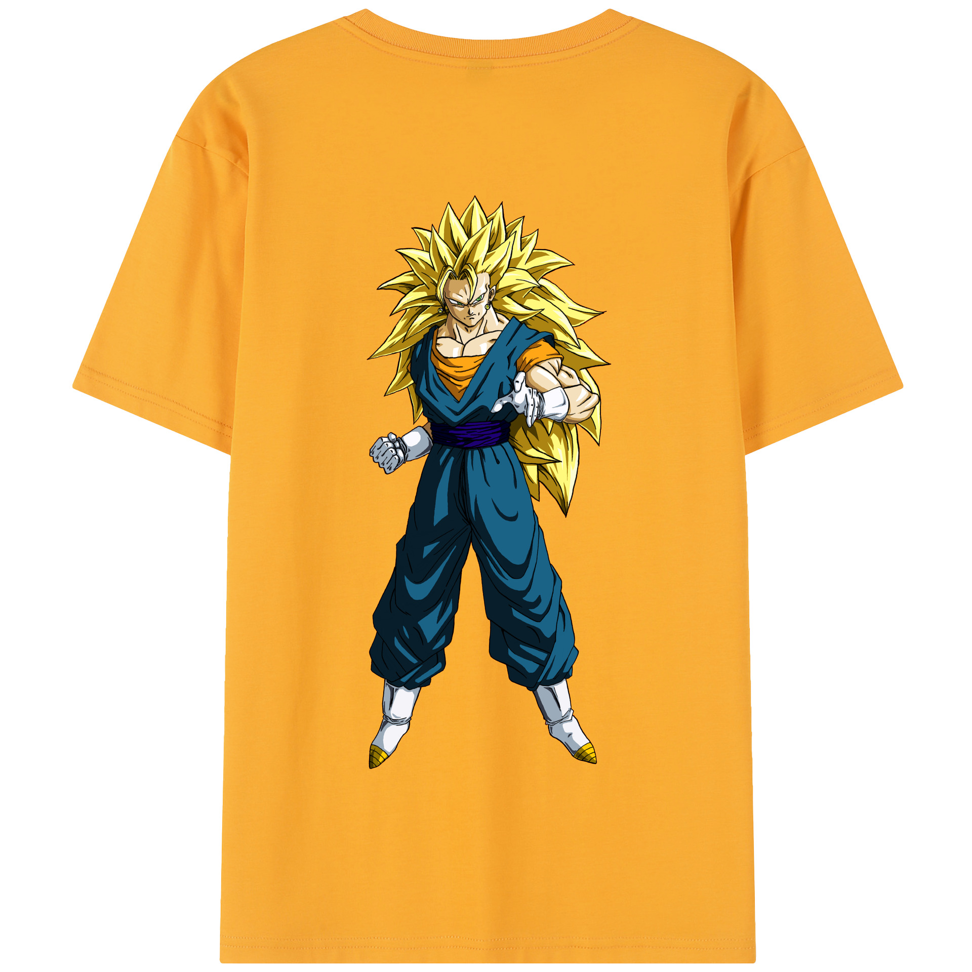 （画像用） ドラゴンボール ベジット DRAGON BALL Vegetto 綿100％半袖Tシャツ（背面プリント）