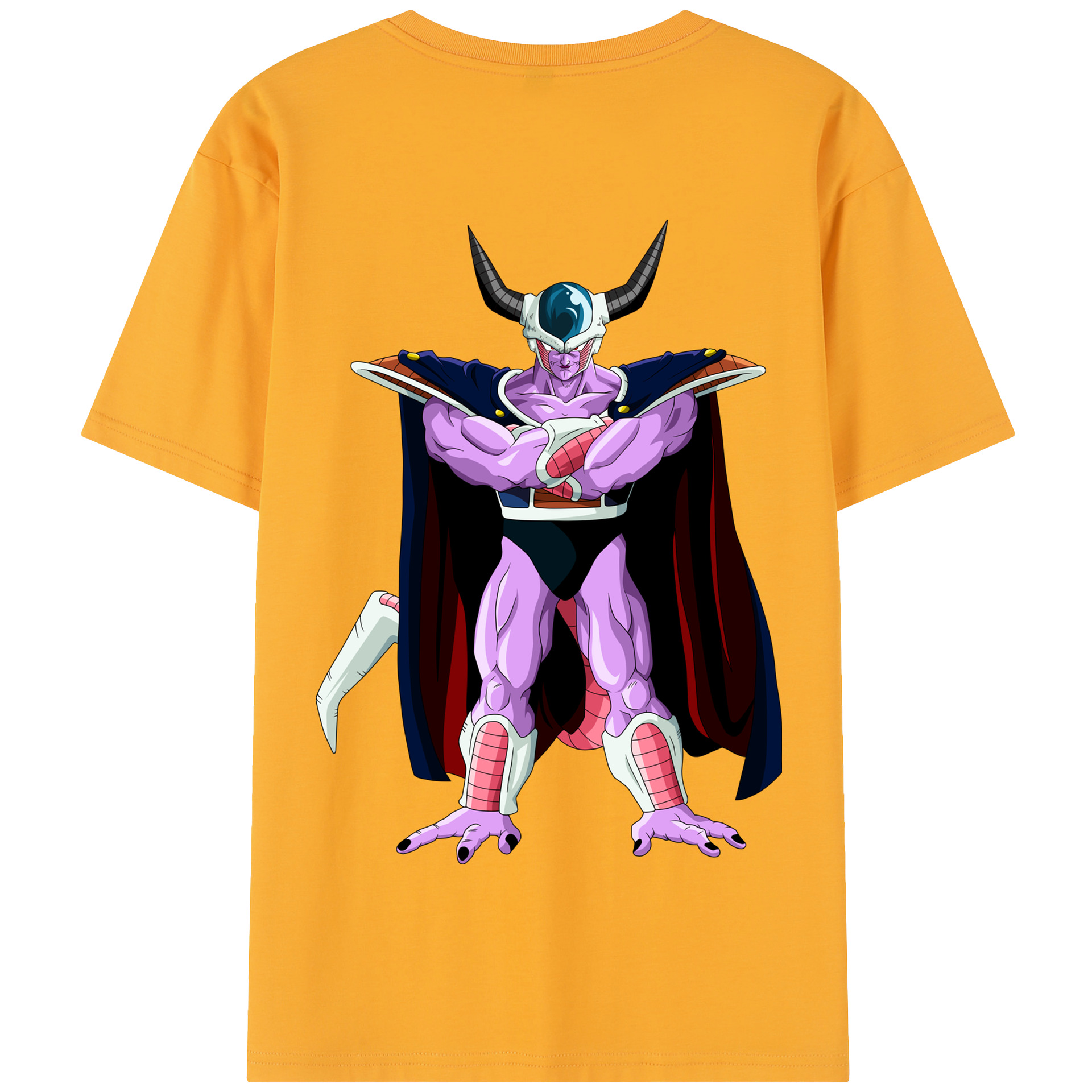 （画像用） ドラゴンボール コルド大王 DRAGON BALL King Cold 綿100％半袖Tシャツ（背面プリント）