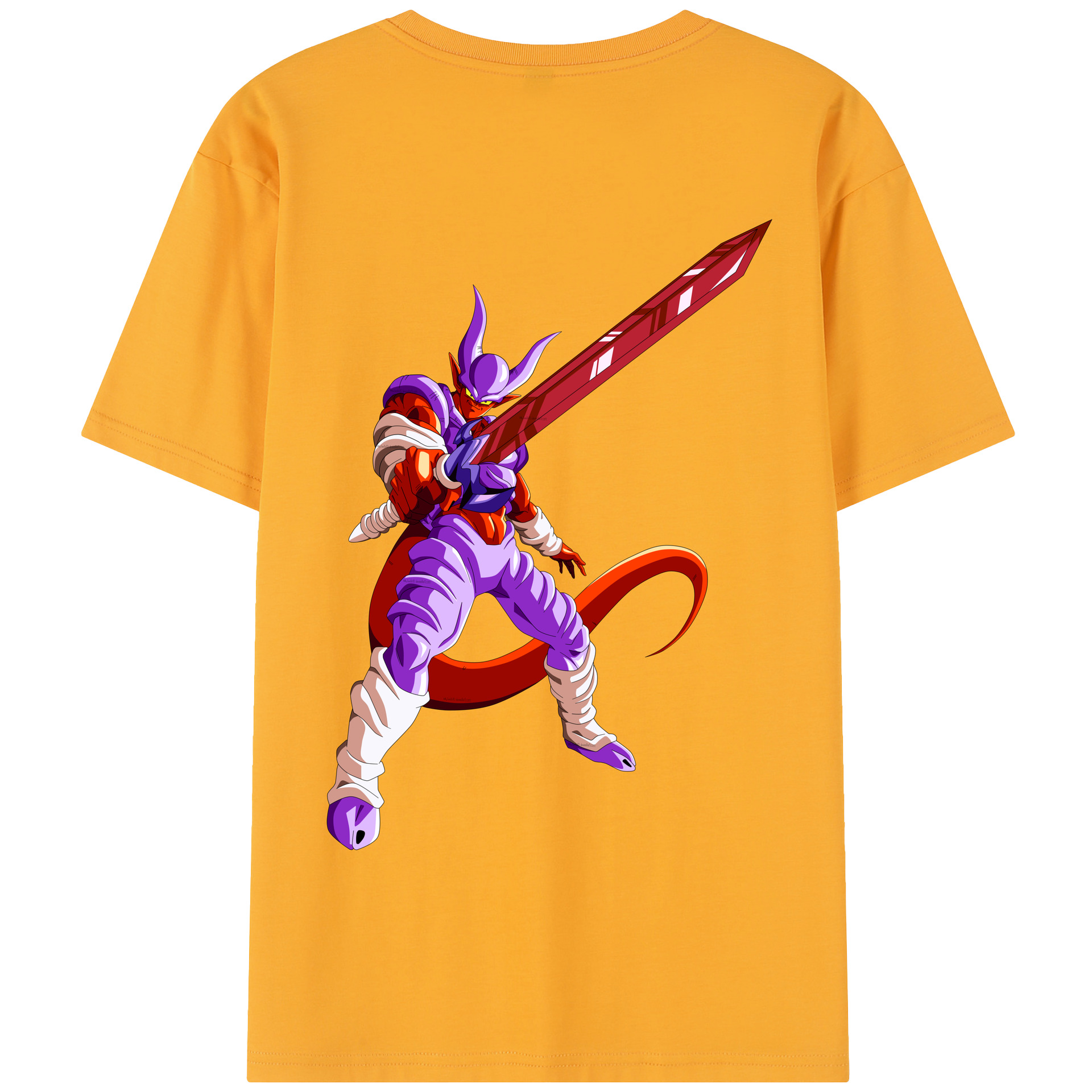 （画像用） ドラゴンボール ジャネンバ DRAGON BALL Janemba 綿100％半袖Tシャツ（背面プリント）