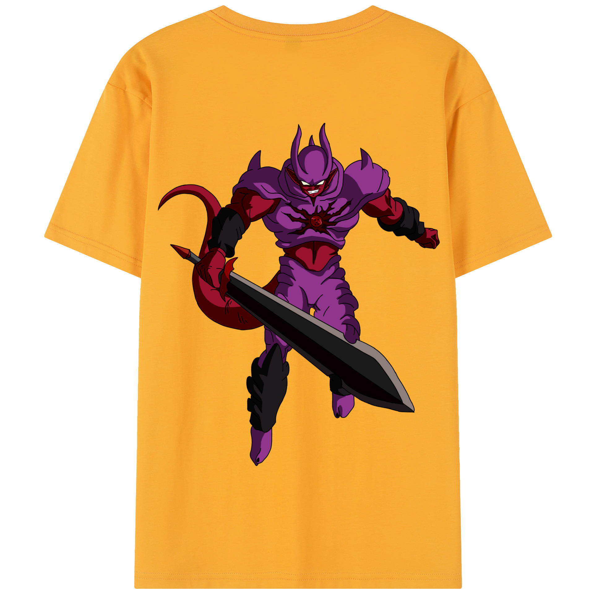 （画像用） ドラゴンボール ジャネンバ DRAGON BALL Janemba 綿100％半袖Tシャツ（背面プリント）