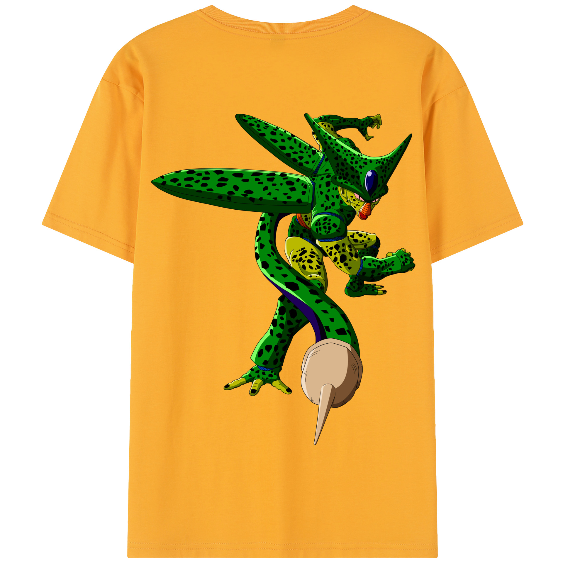 （画像用） ドラゴンボール セル DRAGON BALL Cell 綿100％半袖Tシャツ（背面プリント）