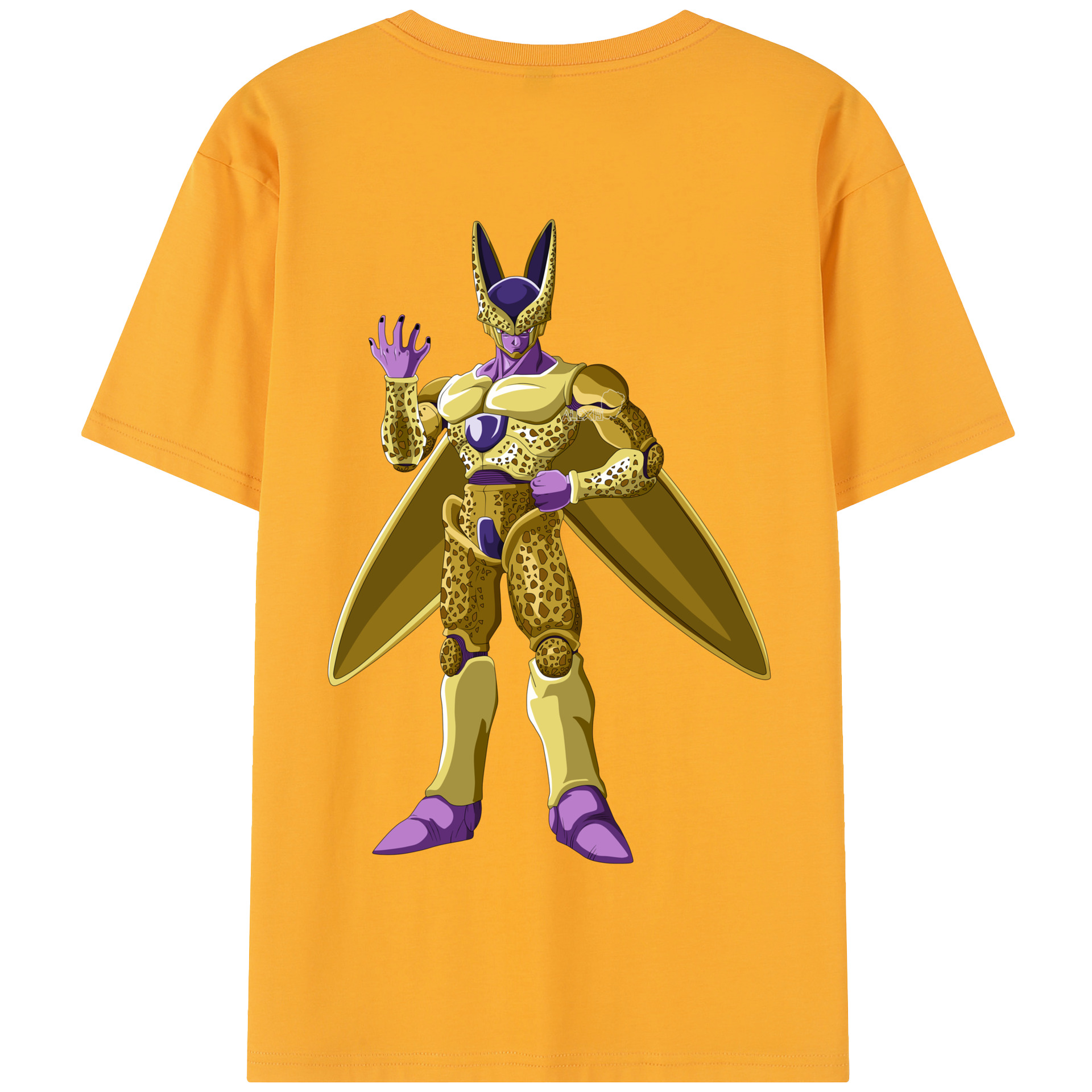（画像用） ドラゴンボール セル DRAGON BALL Cell 綿100％半袖Tシャツ（背面プリント）