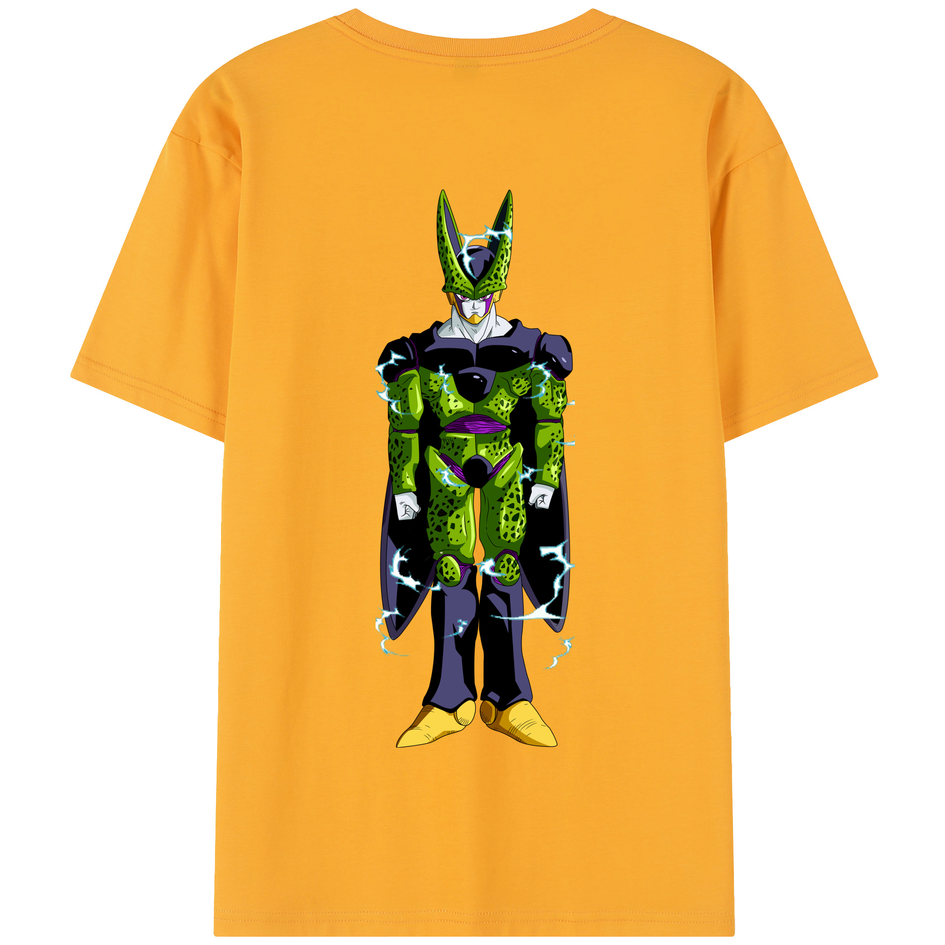 （画像用） ドラゴンボール セル DRAGON BALL Cell 綿100％半袖Tシャツ（背面プリント）
