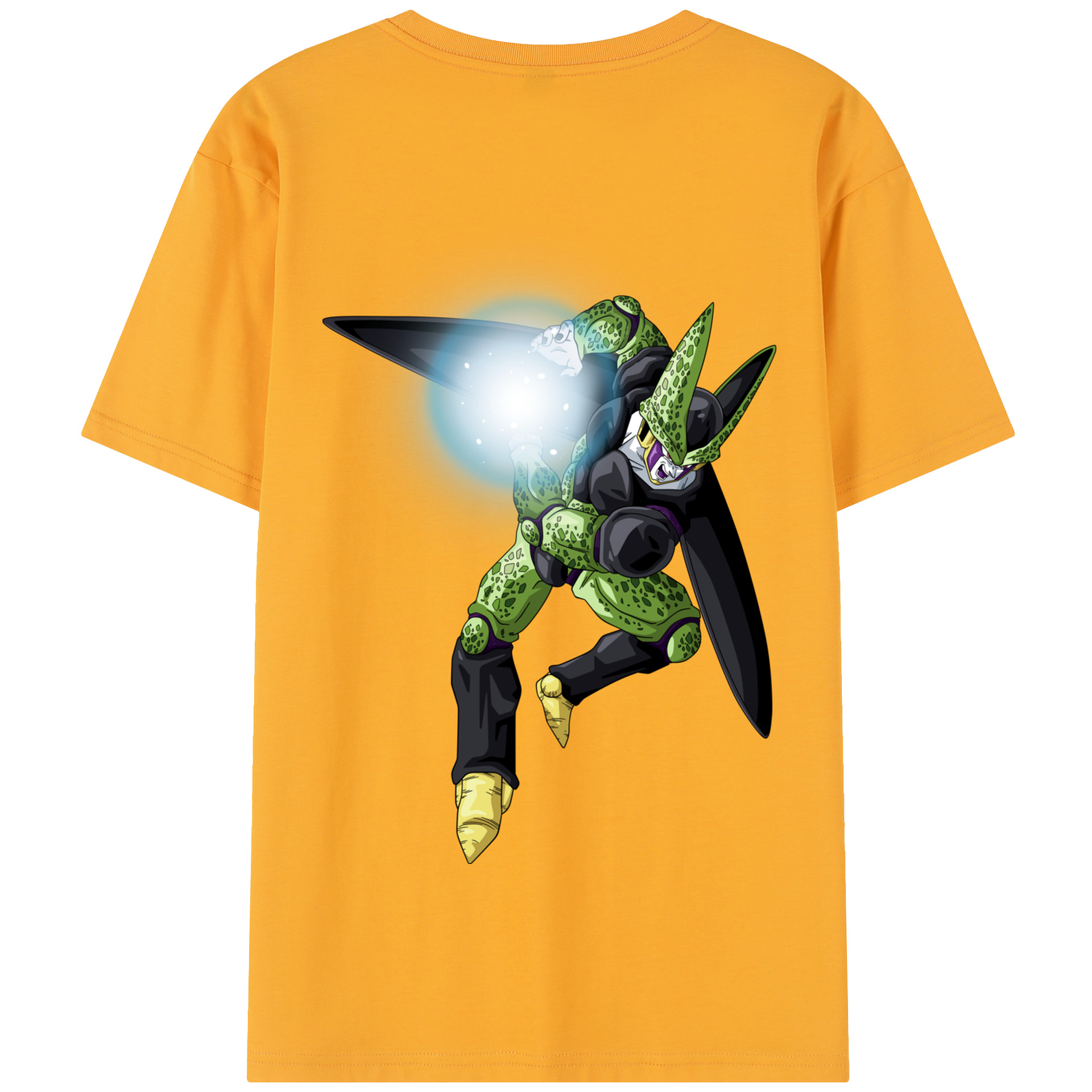 （画像用） ドラゴンボール セル DRAGON BALL Cell 綿100％半袖Tシャツ（背面プリント）