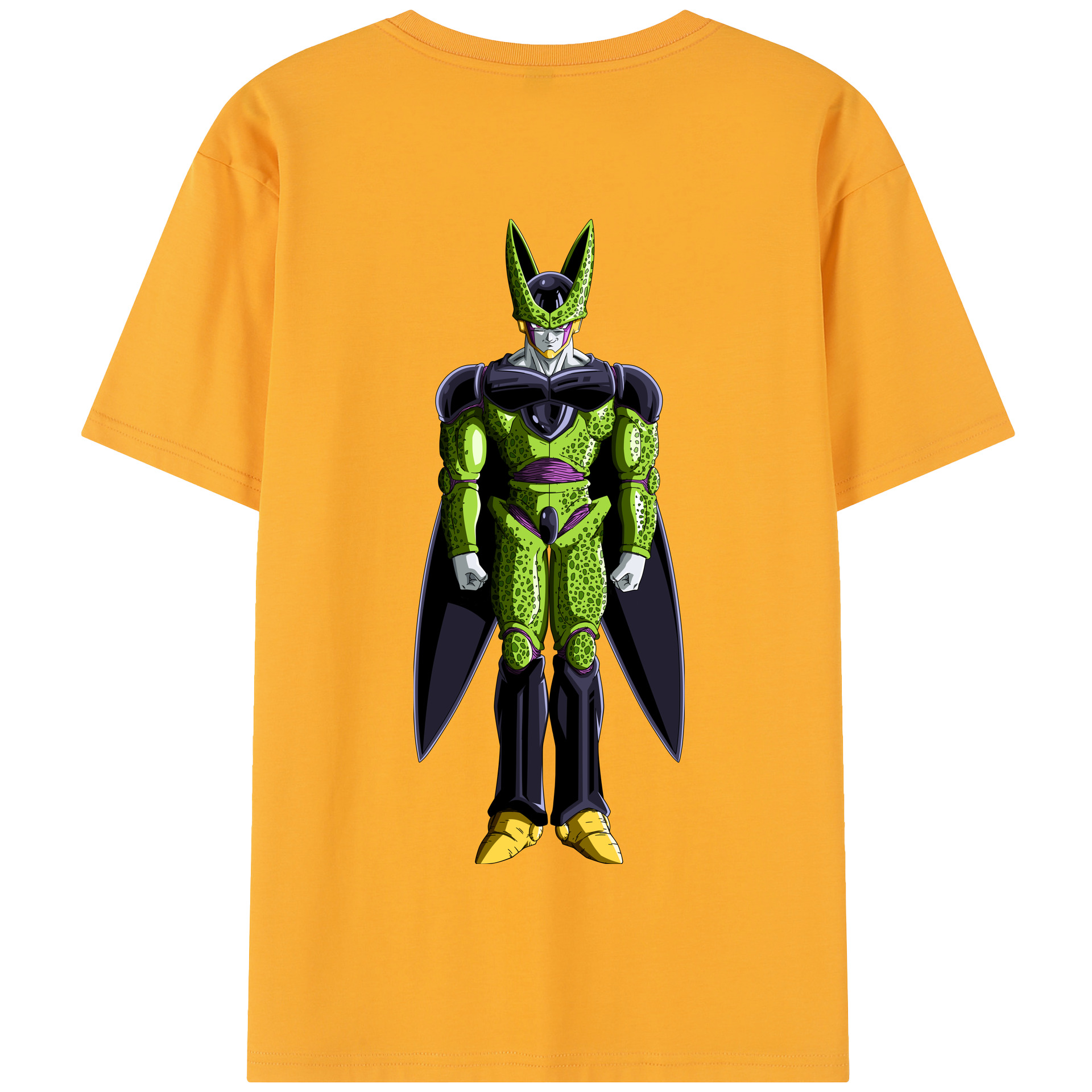 （画像用） ドラゴンボール セル DRAGON BALL Cell 綿100％半袖Tシャツ（背面プリント）