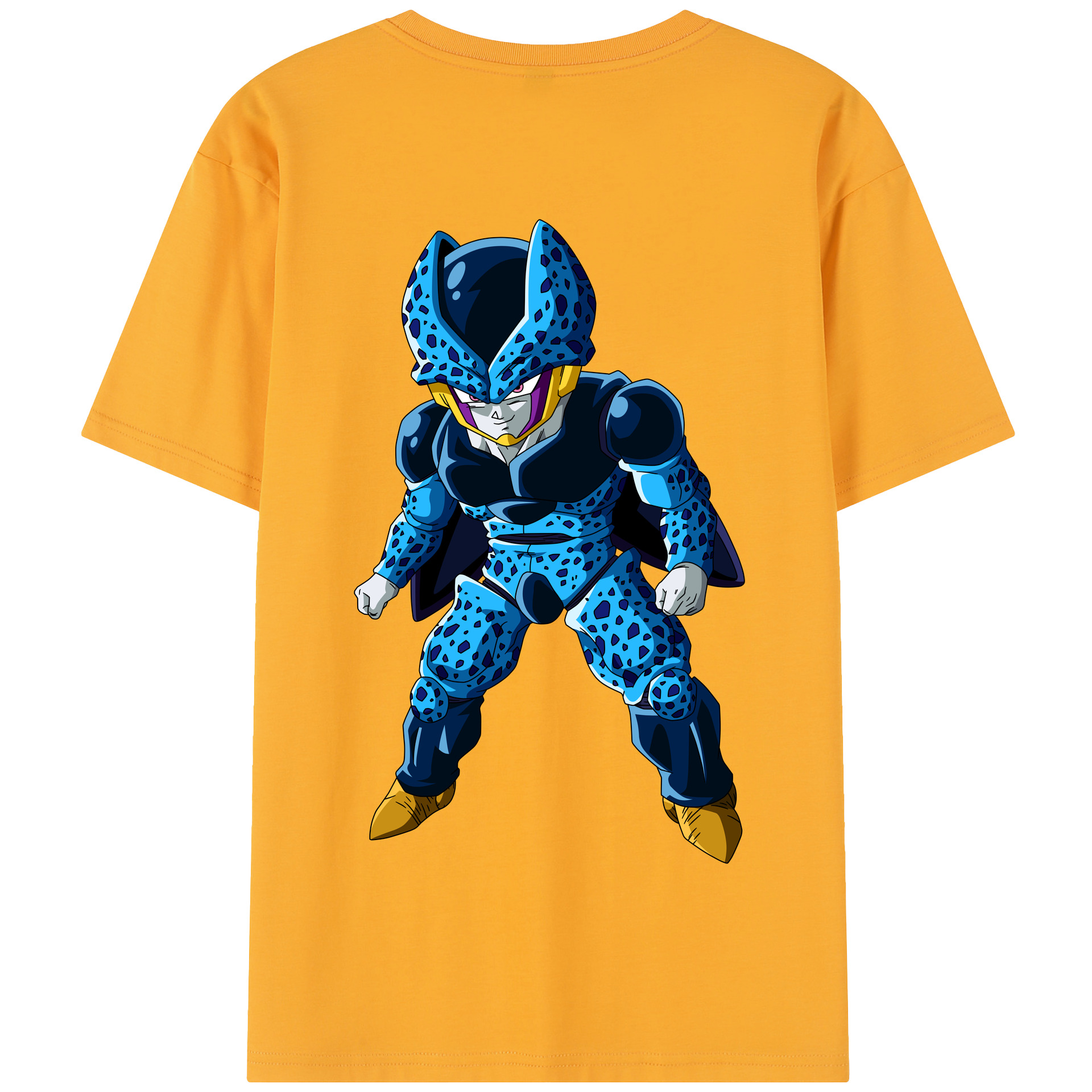 （画像用） ドラゴンボール セル DRAGON BALL Cell 綿100％半袖Tシャツ（背面プリント）