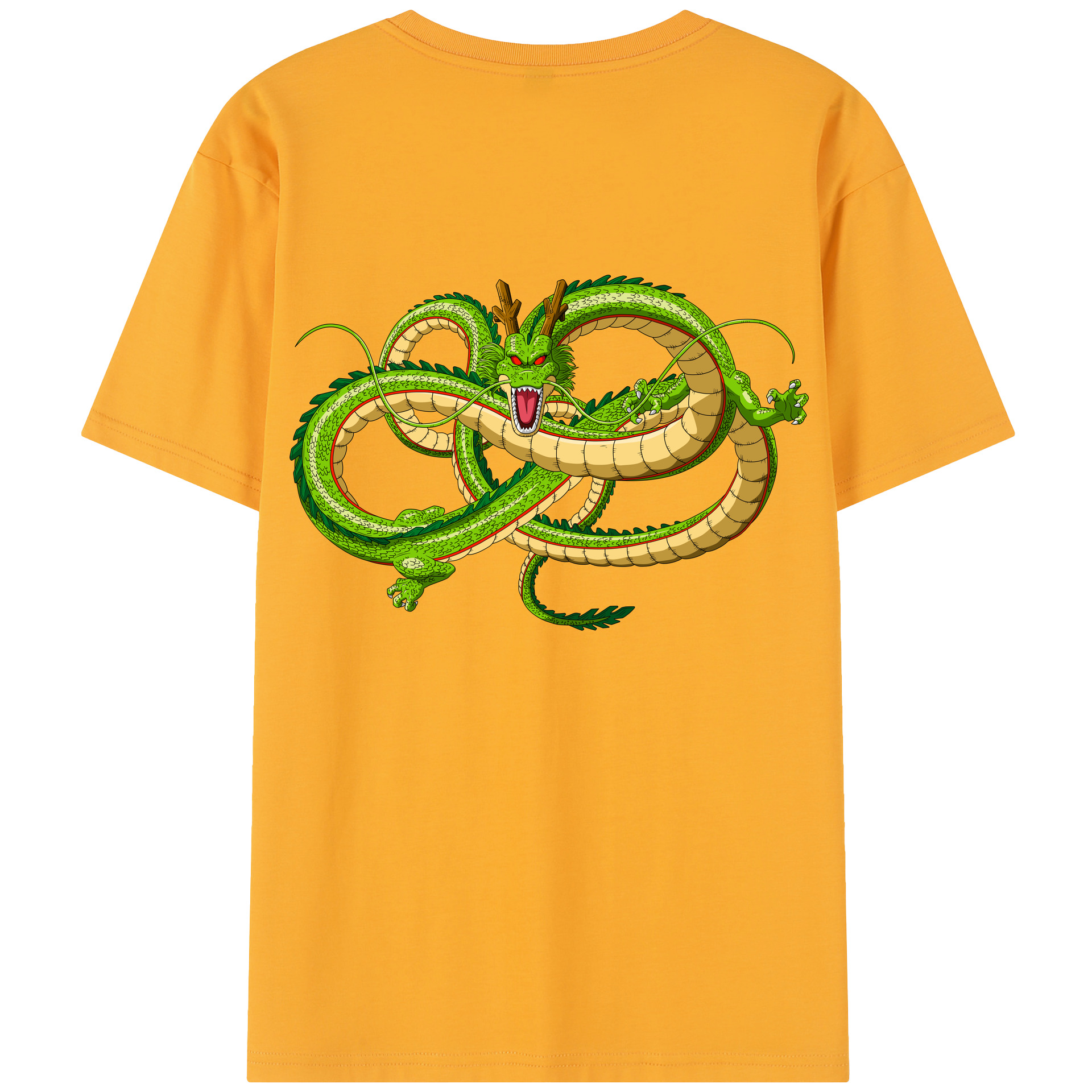 （画像用） ドラゴンボール 神龍 シェンロン DRAGON BALL Shenron 綿100％半袖Tシャツ（背面プリント）
