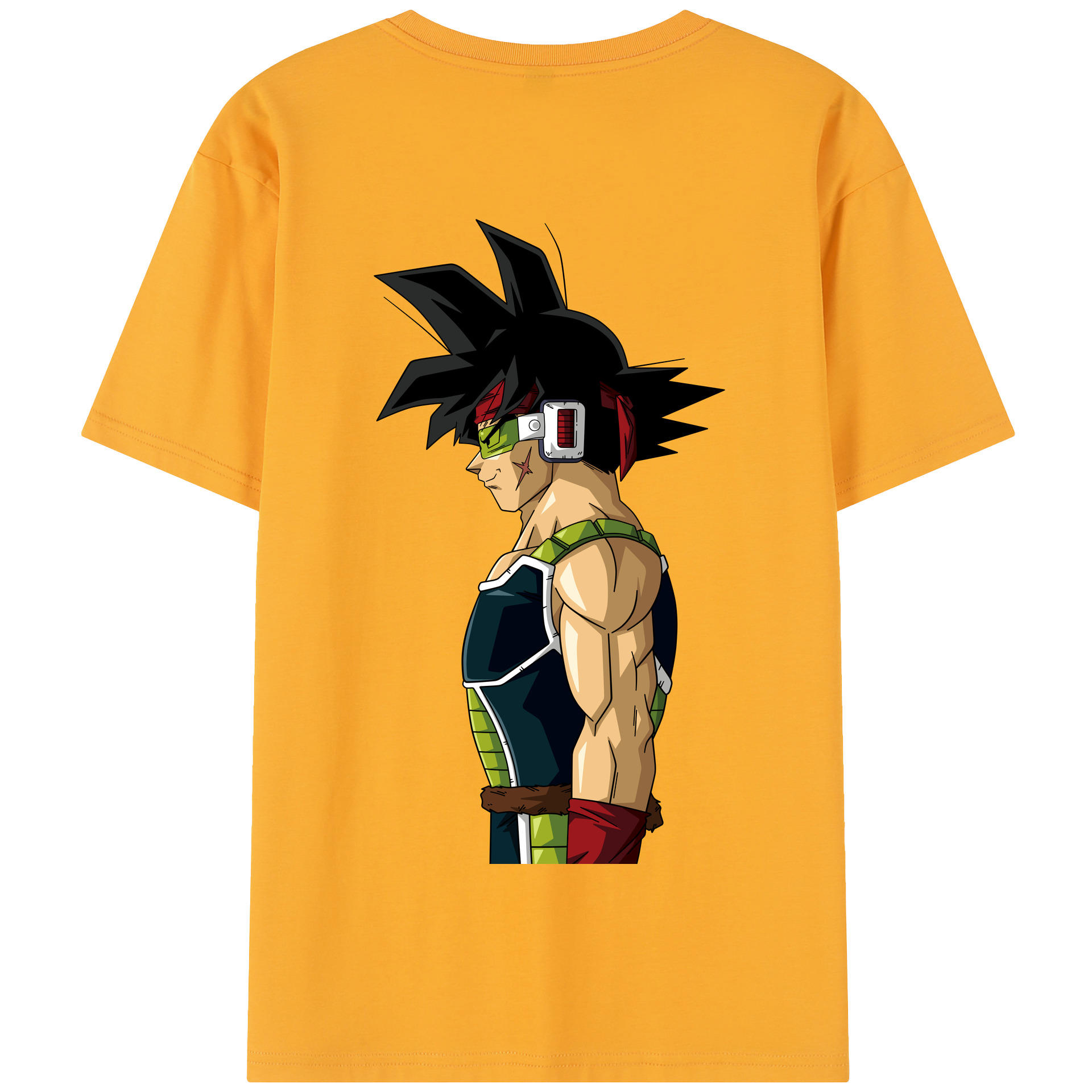 （画像用） ドラゴンボール バーダック DRAGON BALL Burdock 綿100％半袖Tシャツ（背面プリント）