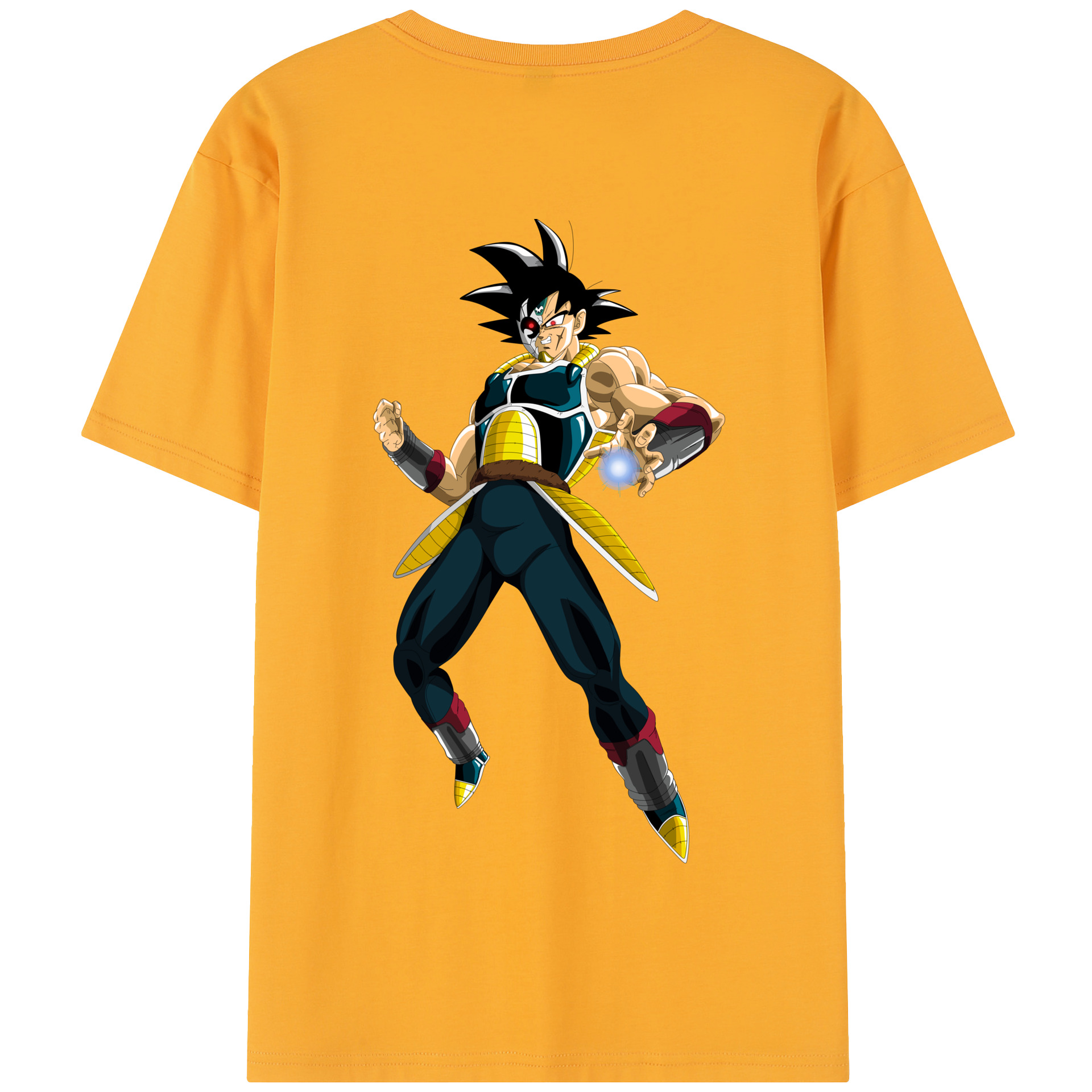 （画像用） ドラゴンボール バーダック DRAGON BALL Burdock 綿100％半袖Tシャツ（背面プリント）