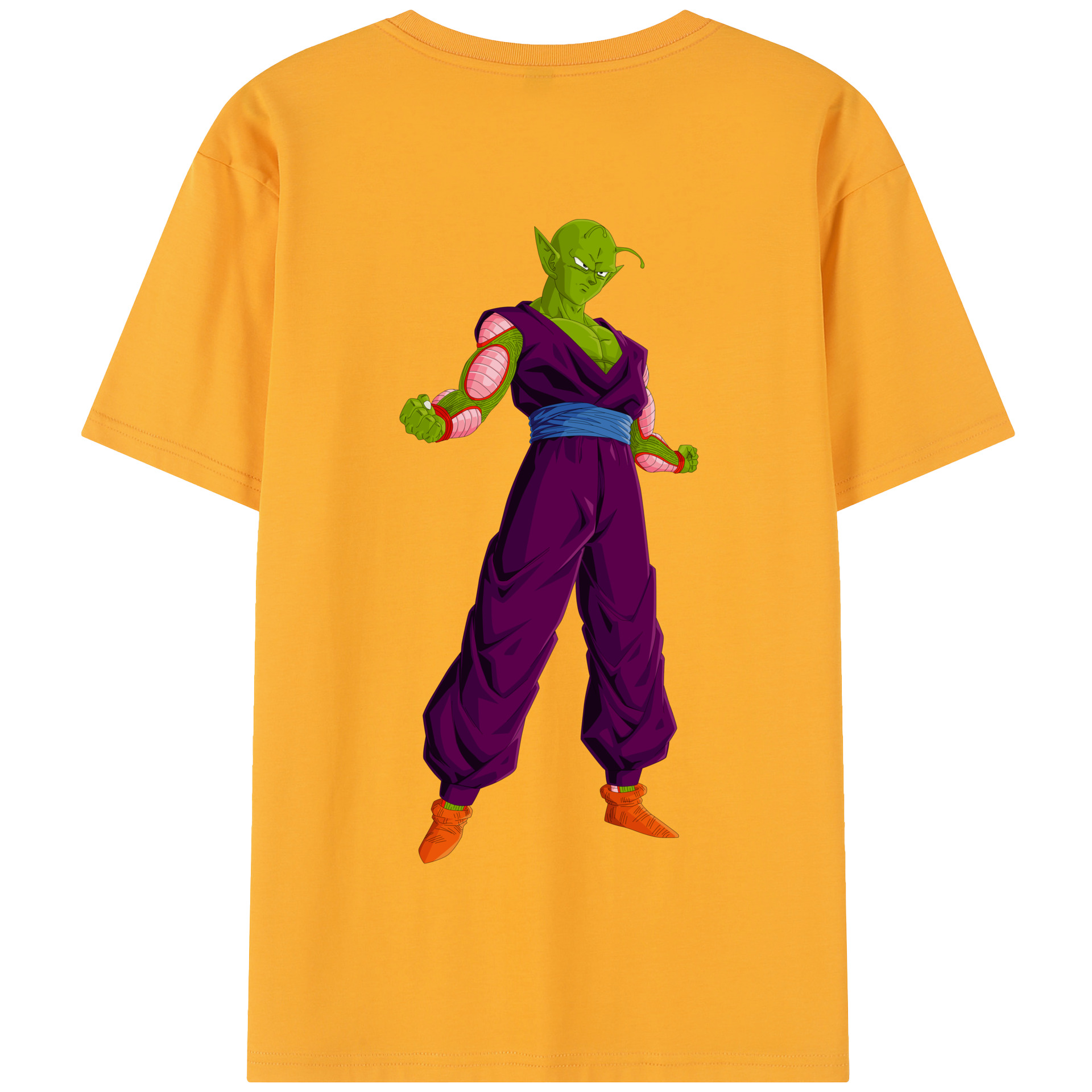 （画像用） ドラゴンボール ピッコロ DRAGON BALL Piccolo 綿100％半袖Tシャツ（背面プリント）