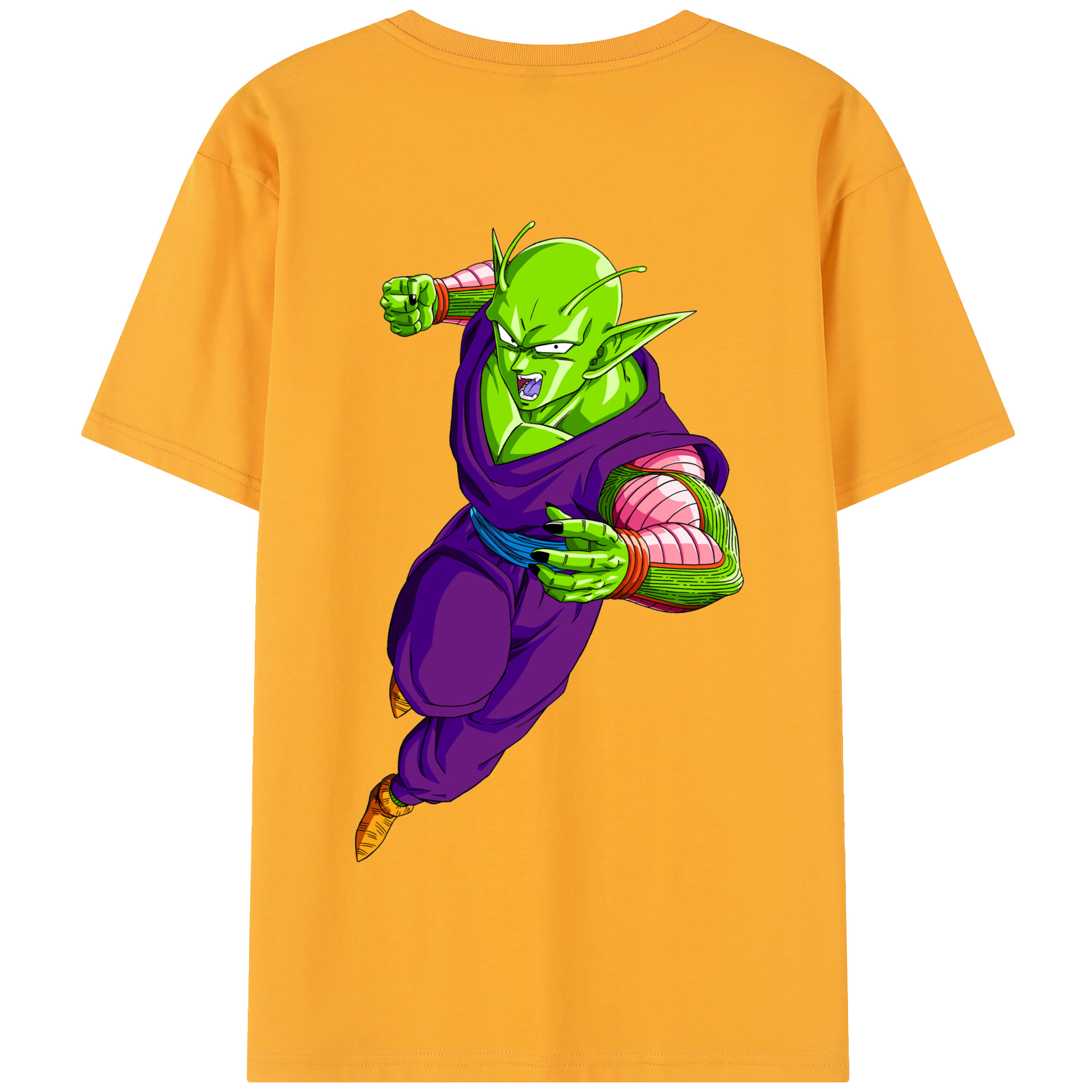 （画像用） ドラゴンボール ピッコロ DRAGON BALL Piccolo 綿100％半袖Tシャツ（背面プリント）