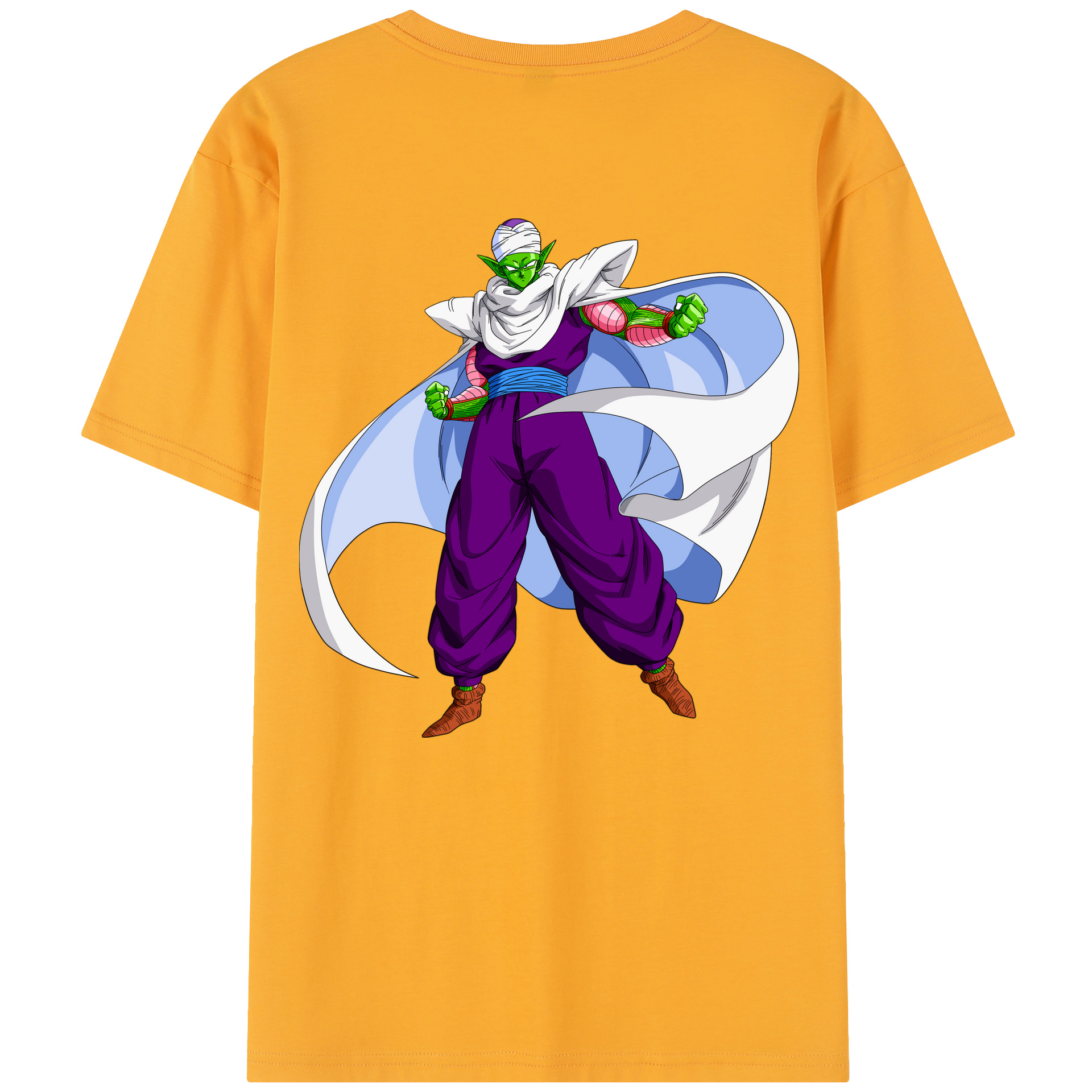 （画像用） ドラゴンボール ピッコロ DRAGON BALL Piccolo 綿100％半袖Tシャツ（背面プリント）