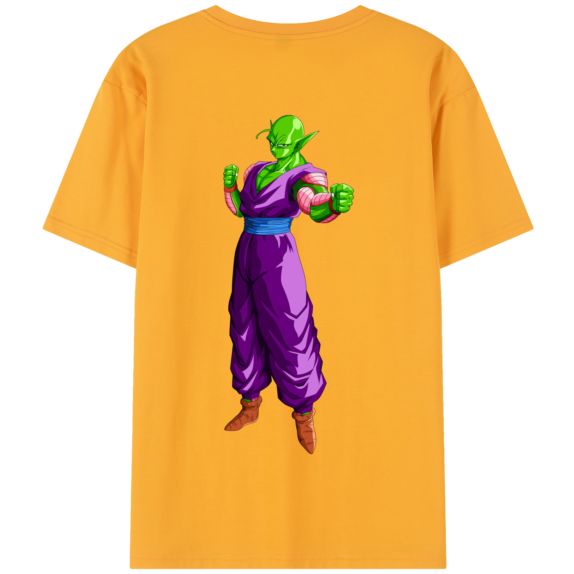 （画像用） ドラゴンボール ピッコロ DRAGON BALL Piccolo 綿100％半袖Tシャツ（背面プリント）