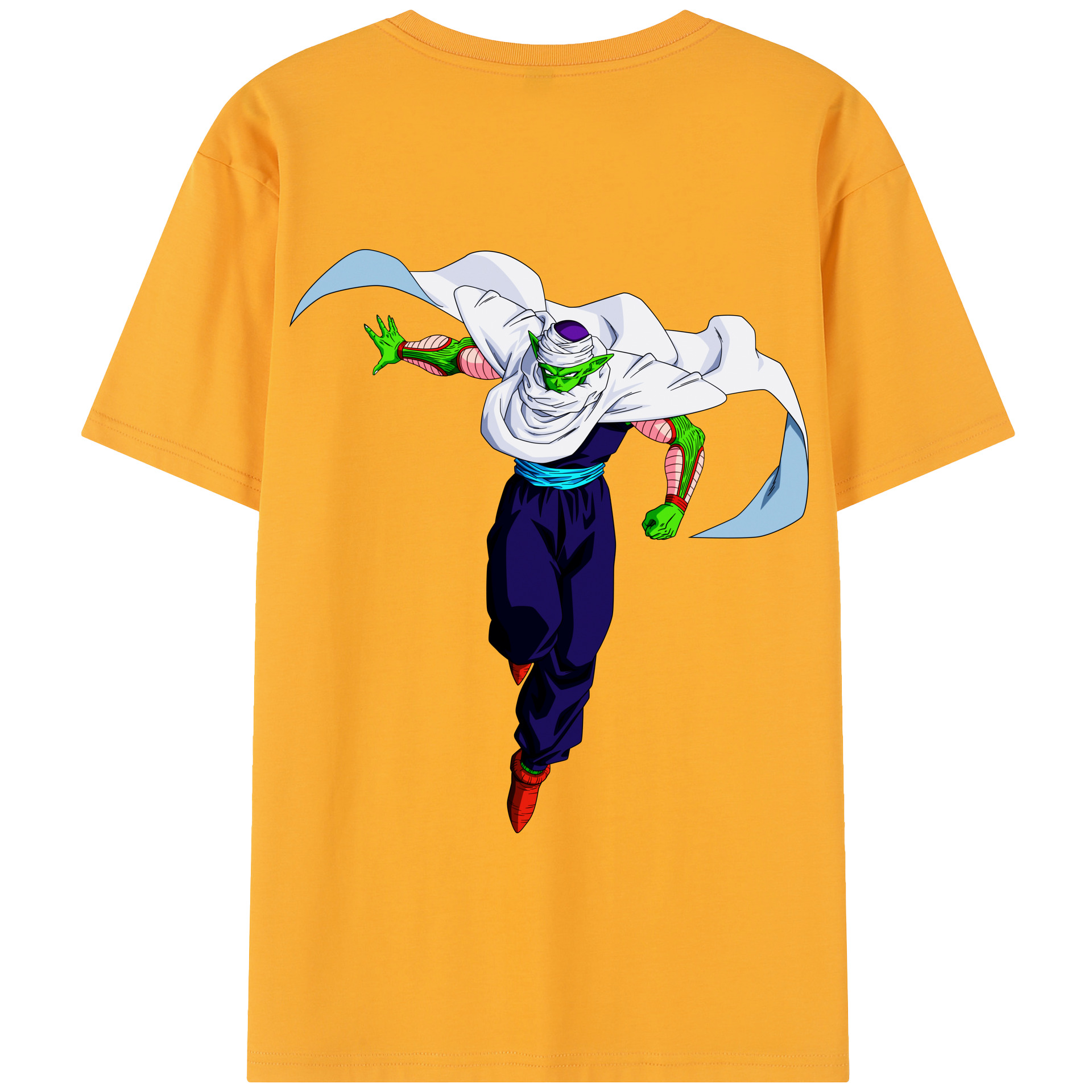 （画像用） ドラゴンボール ピッコロ DRAGON BALL Piccolo 綿100％半袖Tシャツ（背面プリント）