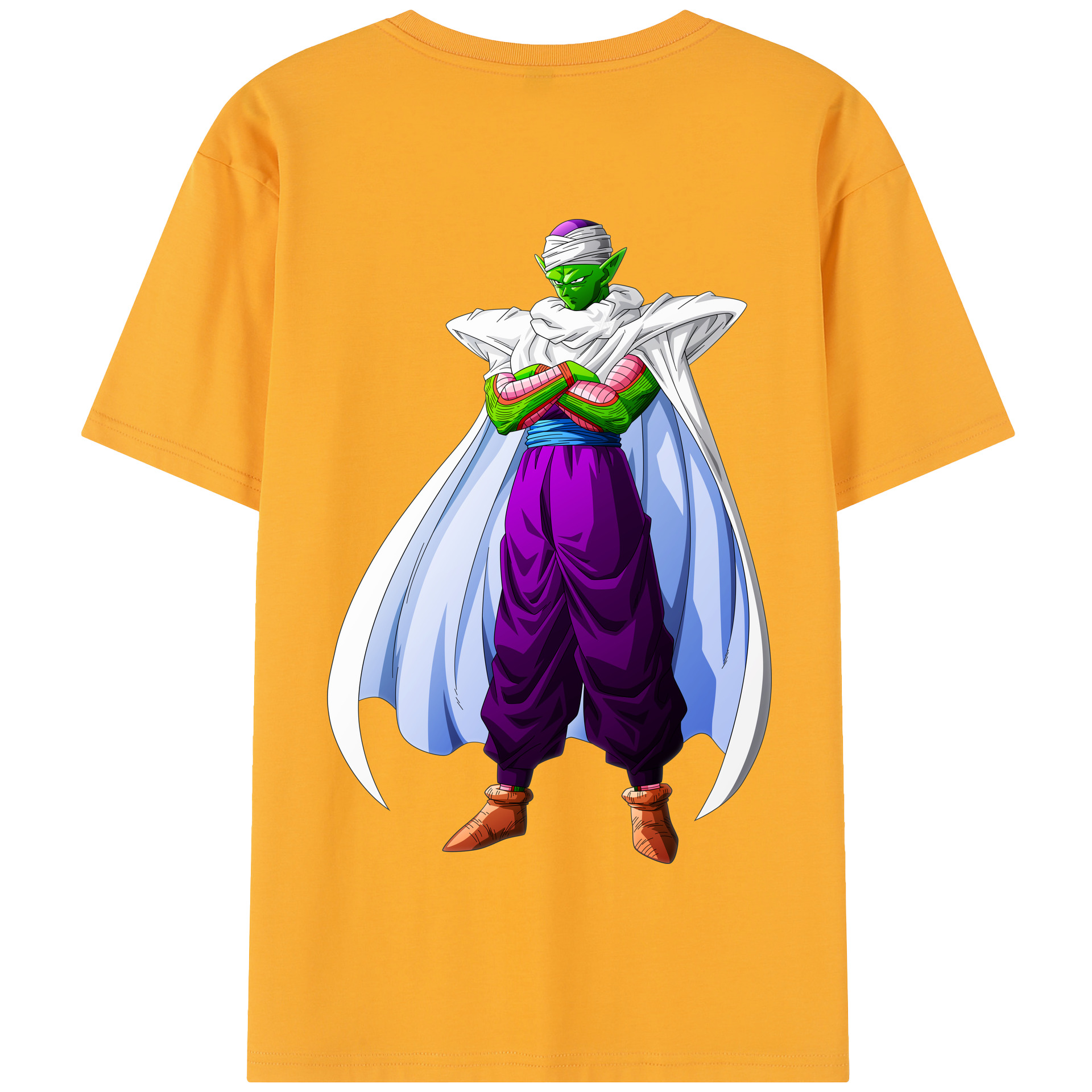 （画像用） ドラゴンボール ピッコロ DRAGON BALL Piccolo 綿100％半袖Tシャツ（背面プリント）