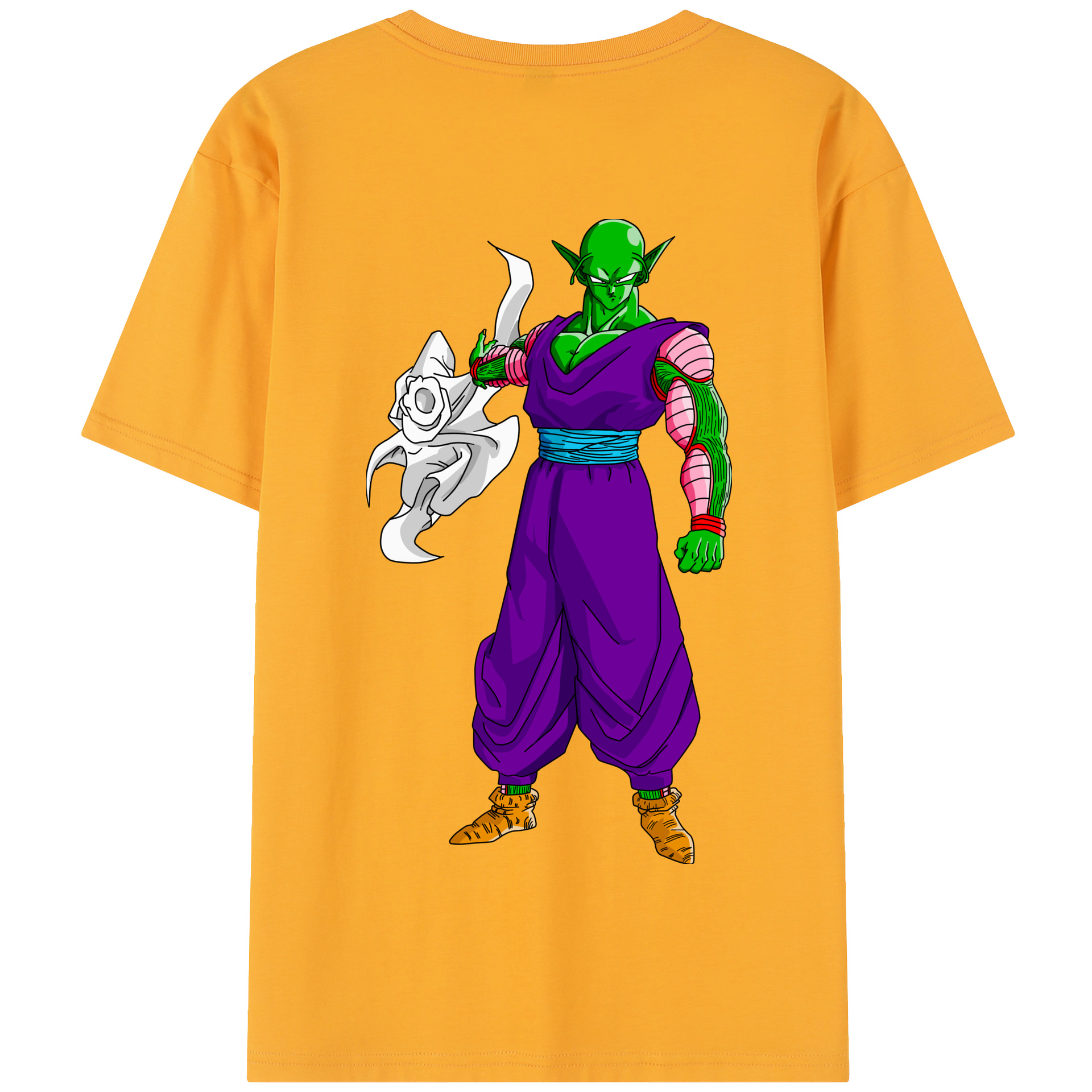 （画像用） ドラゴンボール ピッコロ DRAGON BALL Piccolo 綿100％半袖Tシャツ（背面プリント）