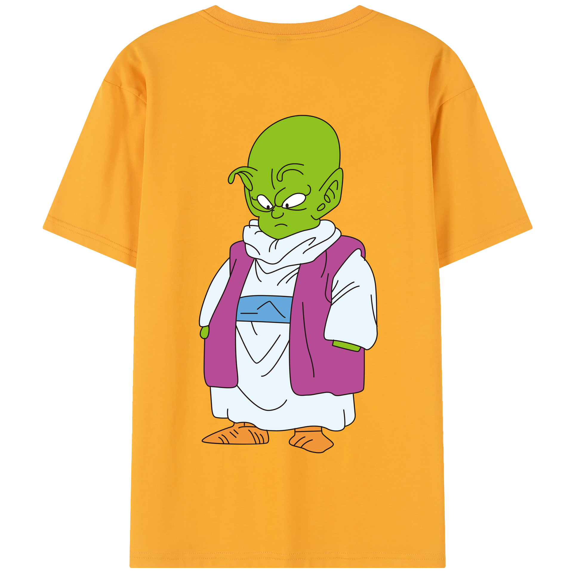 （画像用） ドラゴンボール ピッコロ DRAGON BALL Piccolo 綿100％半袖Tシャツ（背面プリント）