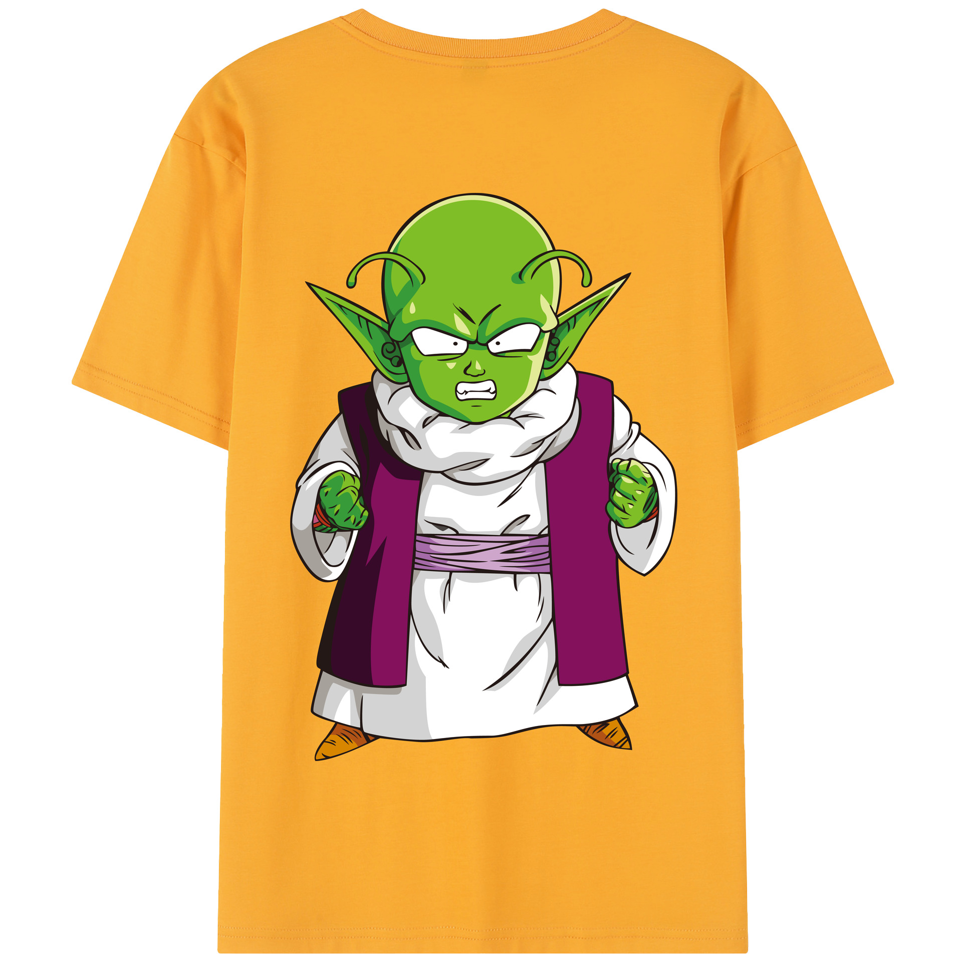 （画像用） ドラゴンボール ピッコロ DRAGON BALL Piccolo 綿100％半袖Tシャツ（背面プリント）