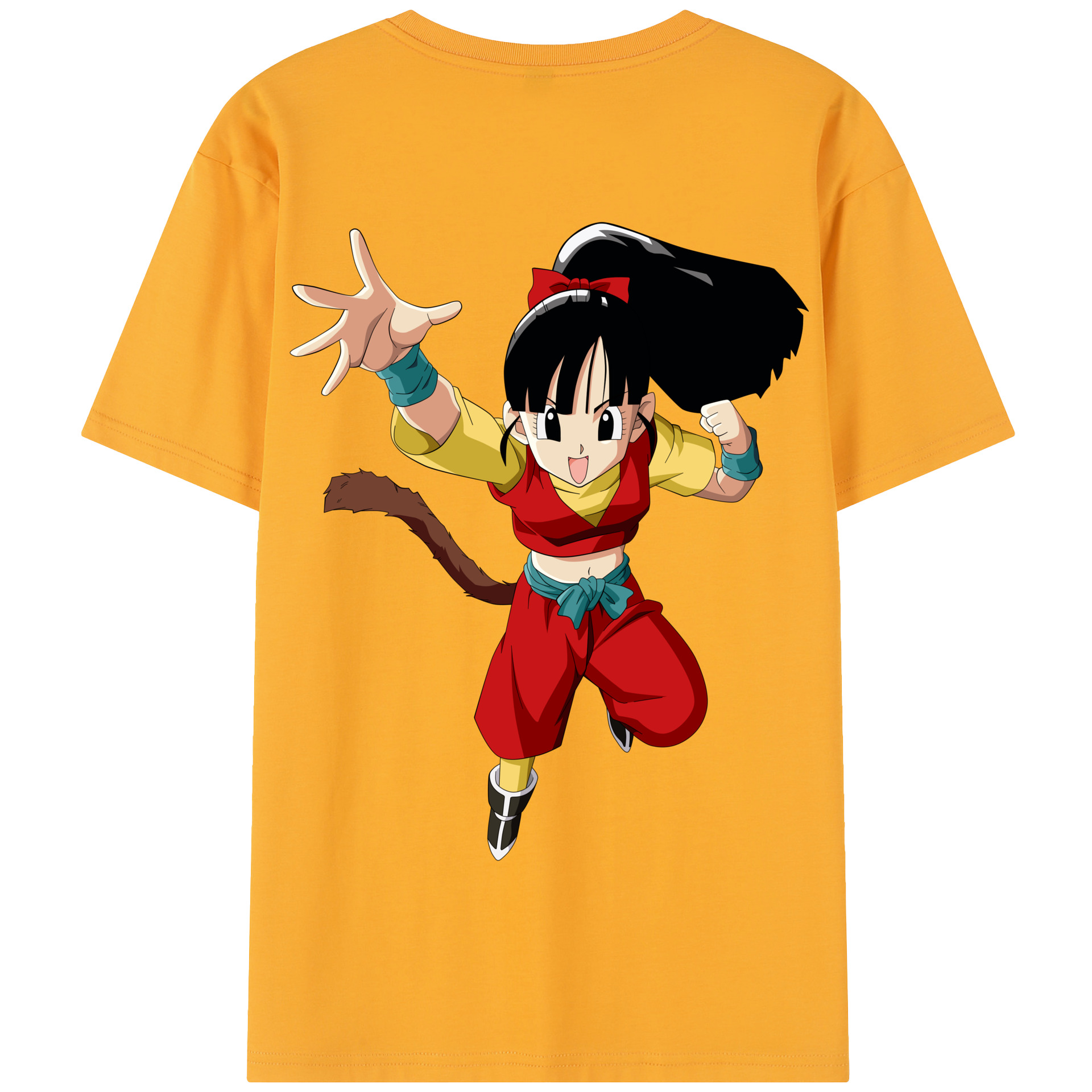 （画像用） ドラゴンボール パン DRAGON BALL Pan 綿100％半袖Tシャツ（背面プリント）