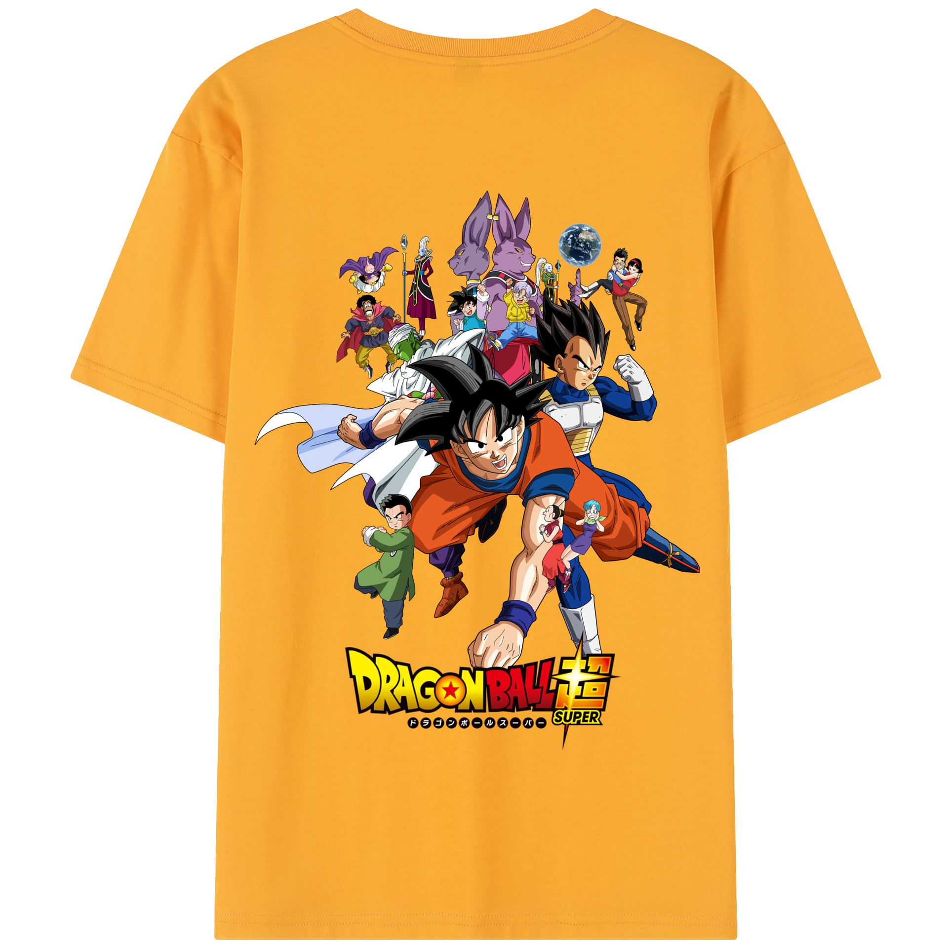 （画像用） ドラゴンボール DRAGON BALL 綿100％半袖Tシャツ（背面プリント）