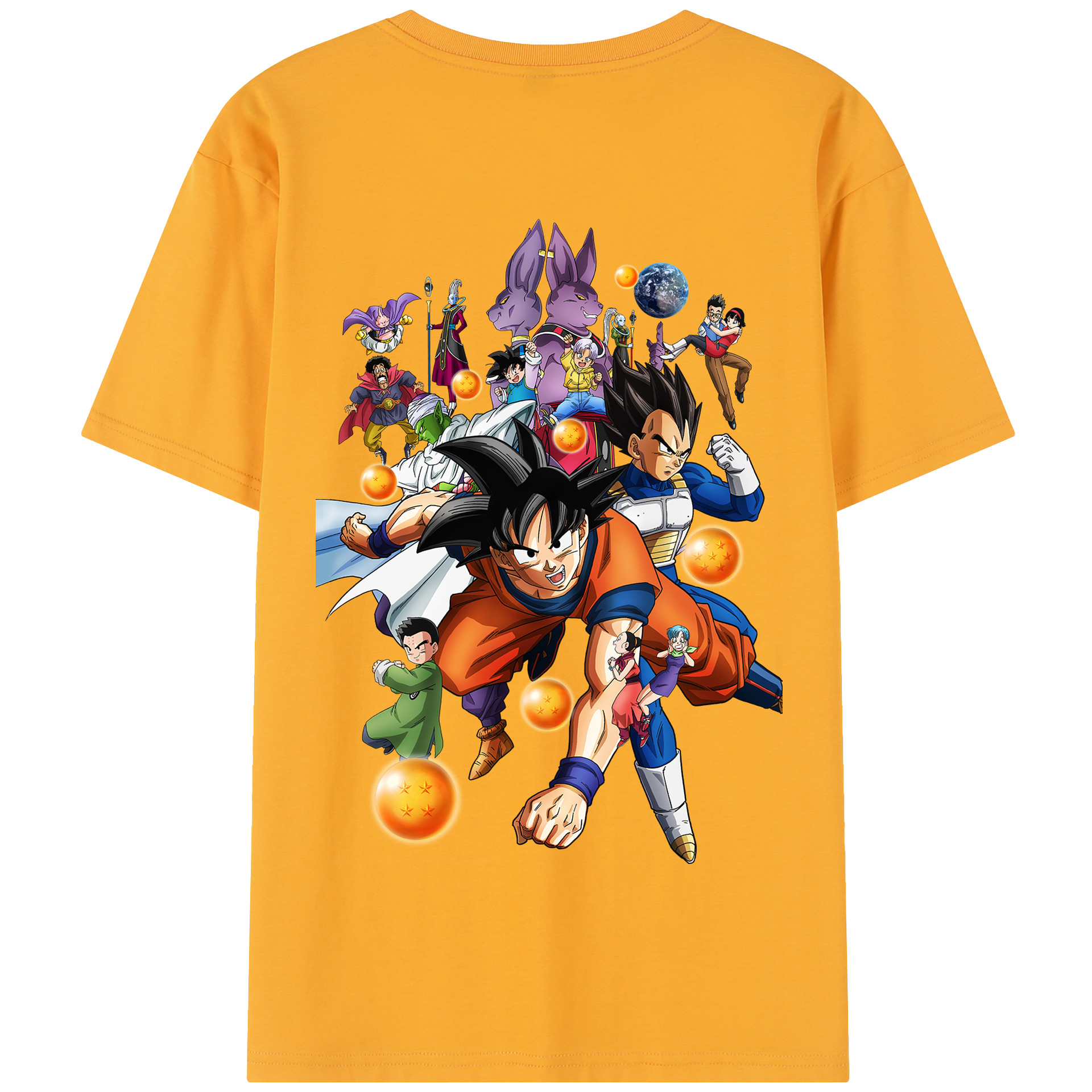 （画像用） ドラゴンボール DRAGON BALL 綿100％半袖Tシャツ（背面プリント）