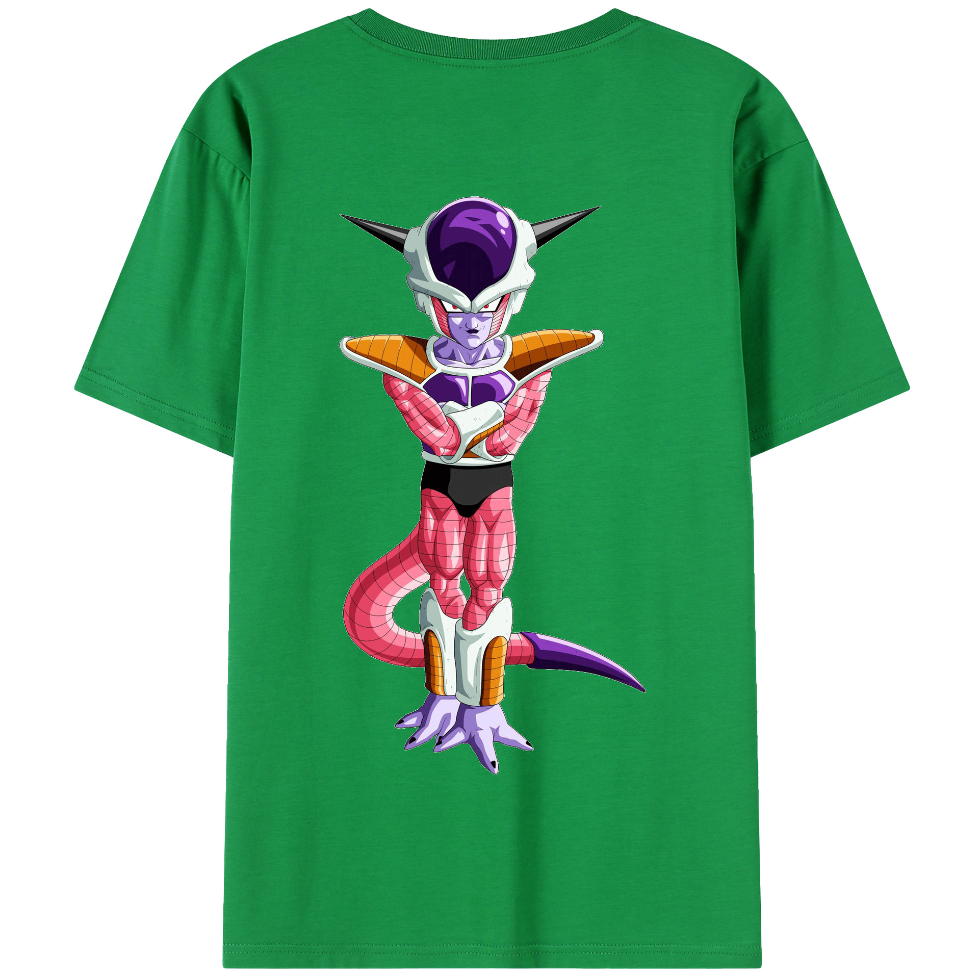 （画像用） ドラゴンボール フリーザ DRAGON BALL Frieza 綿100％半袖Tシャツ（背面プリント）