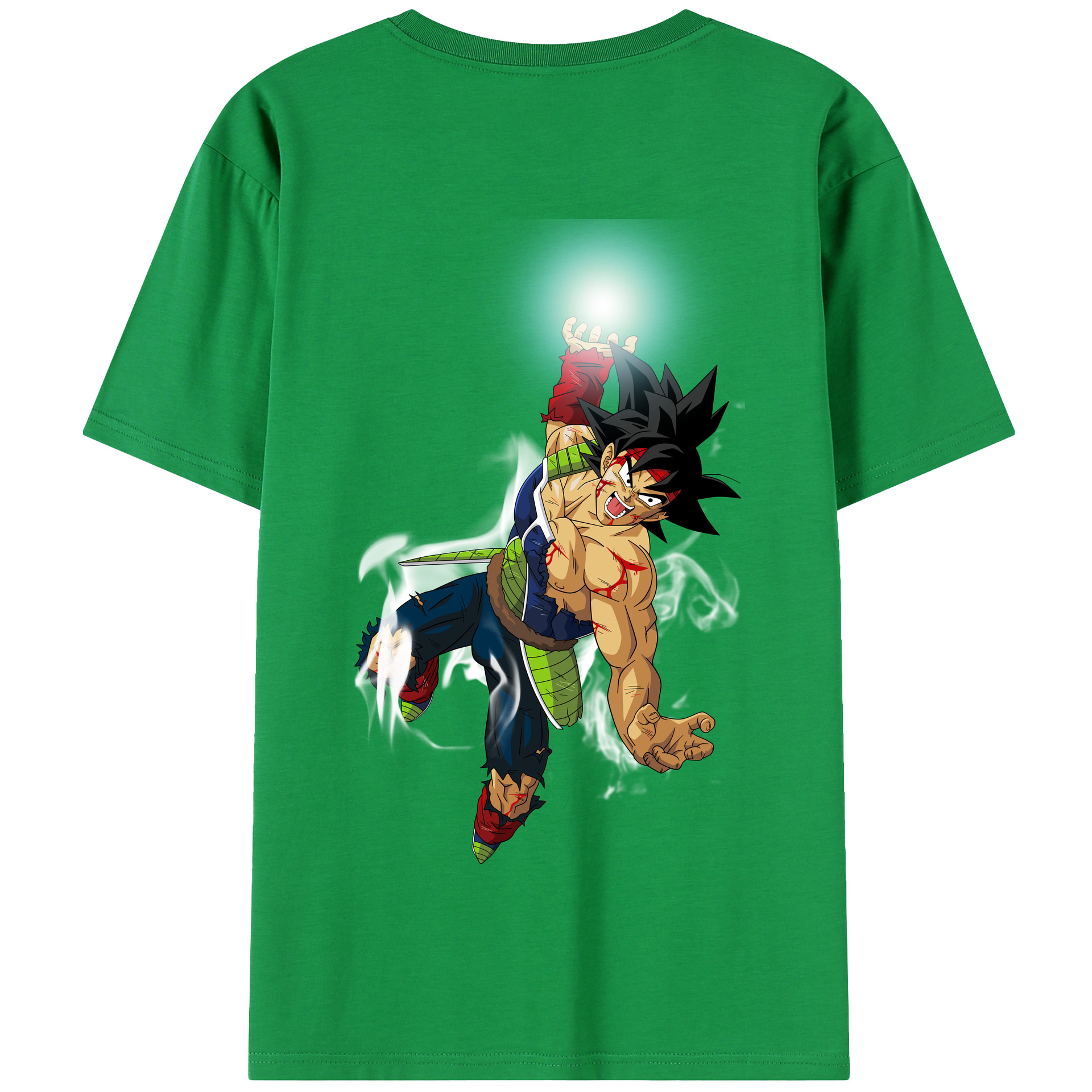 （画像用） ドラゴンボール バーダック DRAGON BALL Burdock 綿100％半袖Tシャツ（背面プリント）