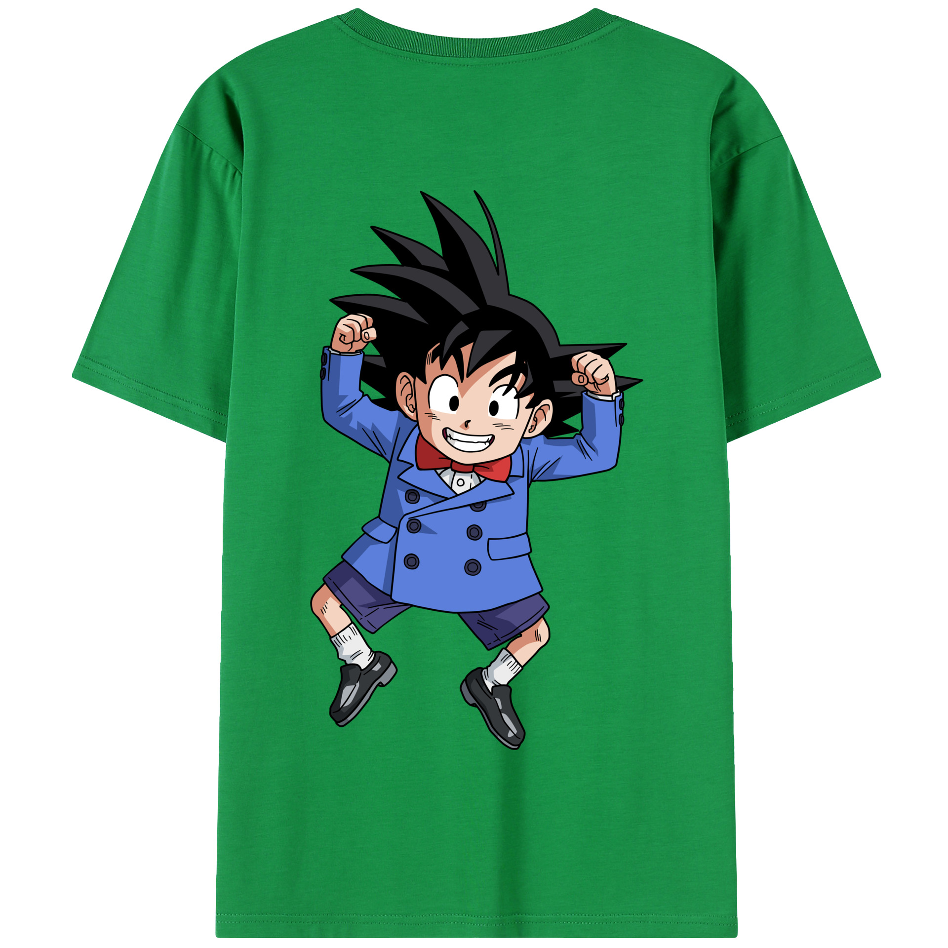 （画像用） ドラゴンボール 孫悟空（そん ごくう）Son Goku カカロット DRAGON BALL Kakarotto 綿100％半袖Tシャツ（背面プリント）