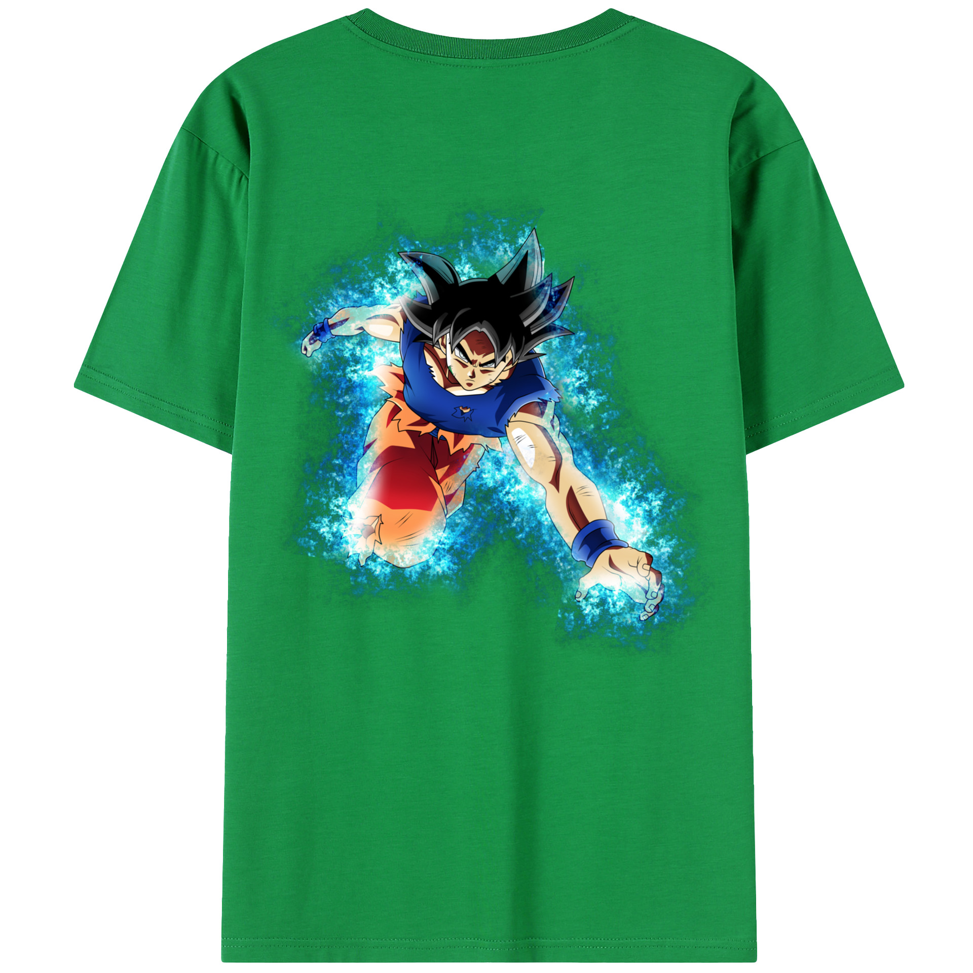 （画像用） ドラゴンボール 孫悟空（そん ごくう）Son Goku カカロット DRAGON BALL Kakarotto 綿100％半袖Tシャツ（背面プリント）