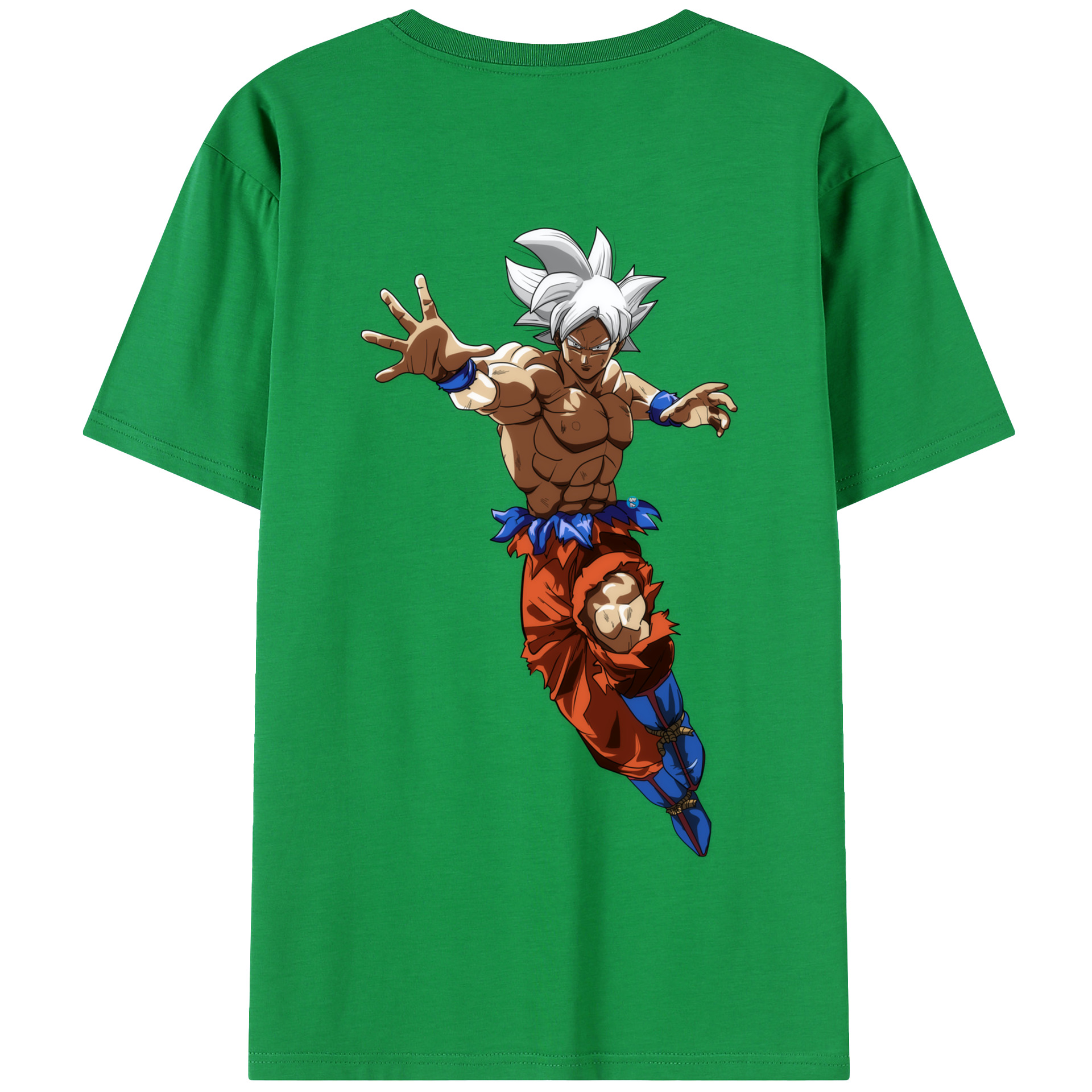 （画像用） ドラゴンボール 孫悟空（そん ごくう）Son Goku カカロット DRAGON BALL Kakarotto 綿100％半袖Tシャツ（背面プリント）