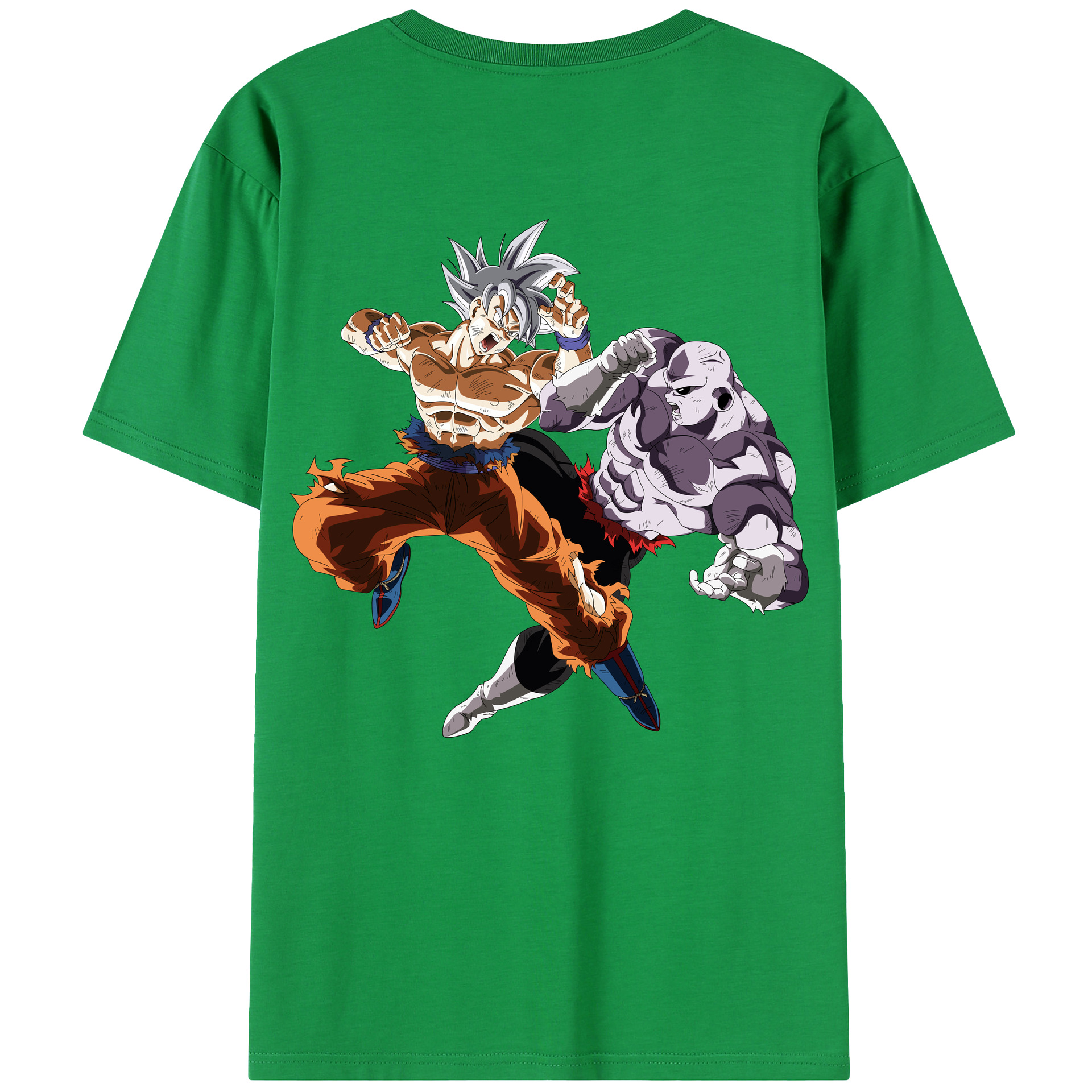 （画像用） ドラゴンボール 孫悟空（そん ごくう）Son Goku カカロット DRAGON BALL Kakarotto 綿100％半袖Tシャツ（背面プリント）