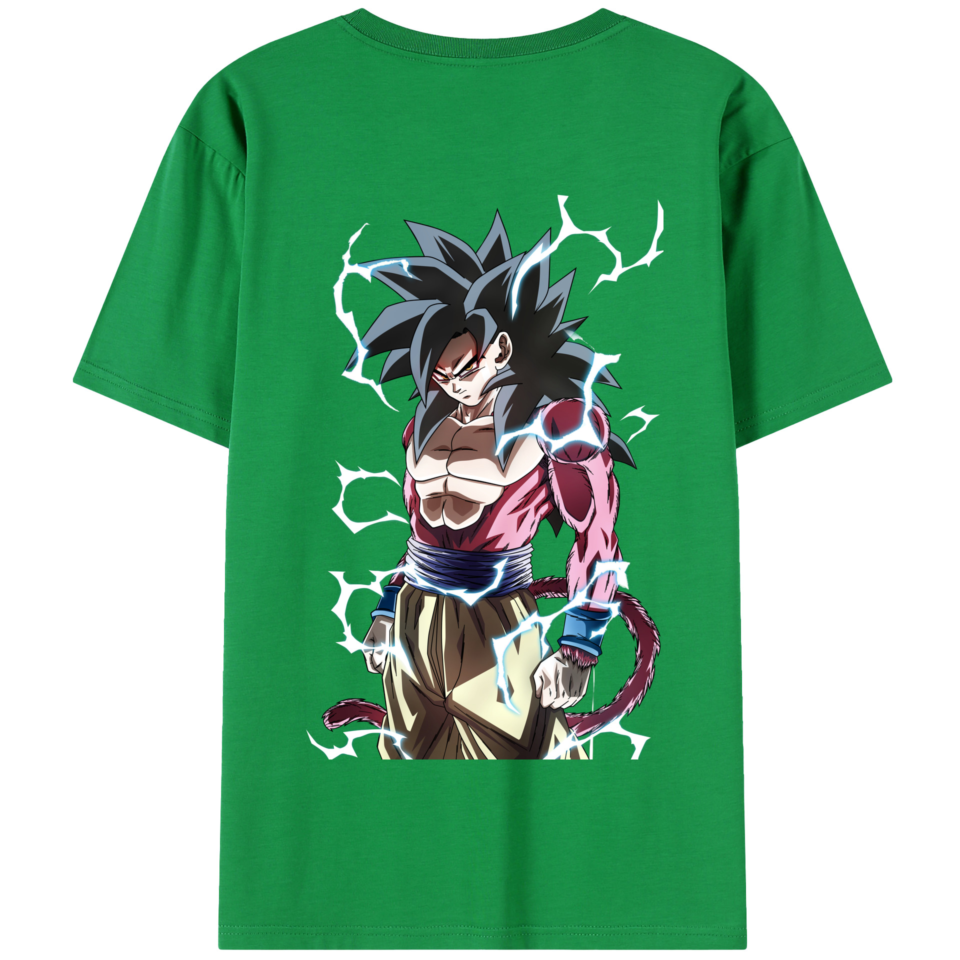 （画像用） ドラゴンボール 孫悟空（そん ごくう）Son Goku カカロット DRAGON BALL Kakarotto 綿100％半袖Tシャツ（背面プリント）